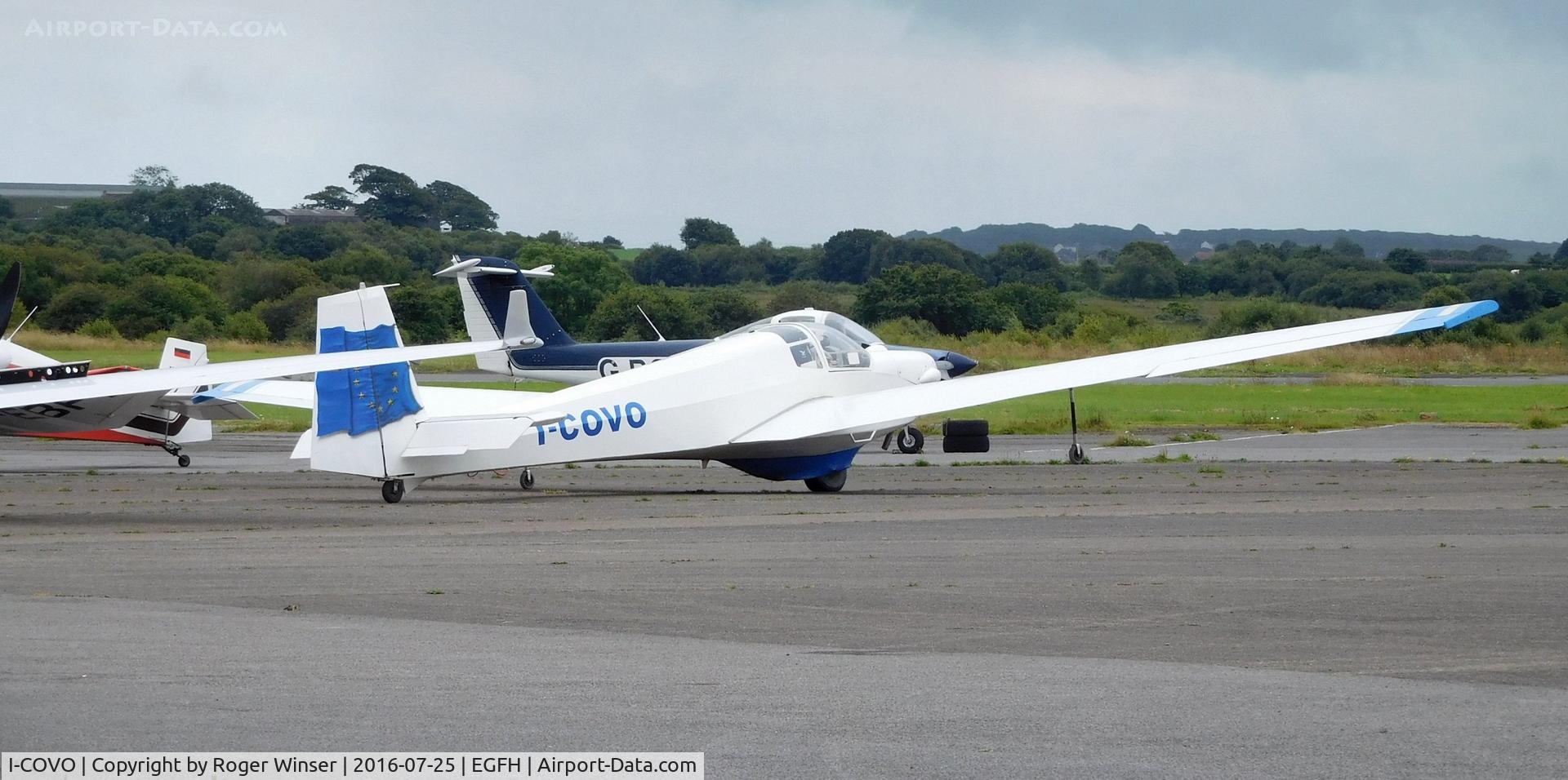 I-COVO, 1971 Scheibe SF-25C Falke C/N 46203C, Visiting Falke.