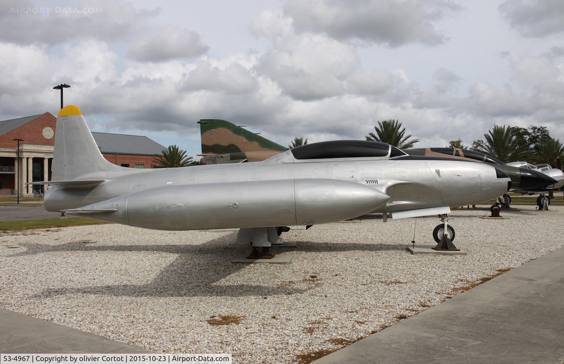 53-4967, 1953 Lockheed T-33A Shooting Star C/N 580-8306, profil view