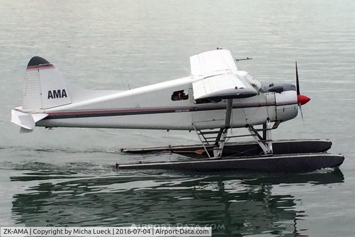 ZK-AMA, 1963 De Havilland Canada DHC-2 Beaver Mk.1 C/N 1477, In the Viaduct harbour in Auckland