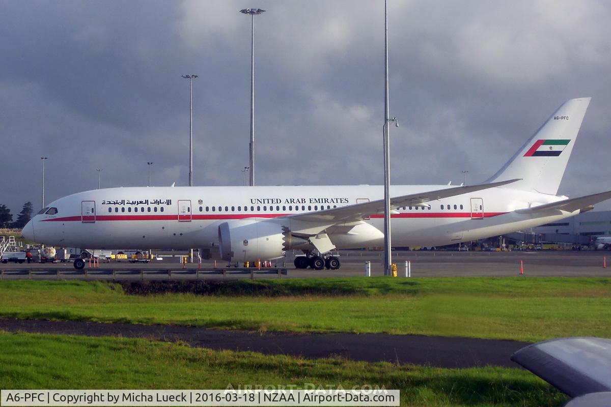A6-PFC, 2013 Boeing 787-8 Dreamliner C/N 35303, At Auckland