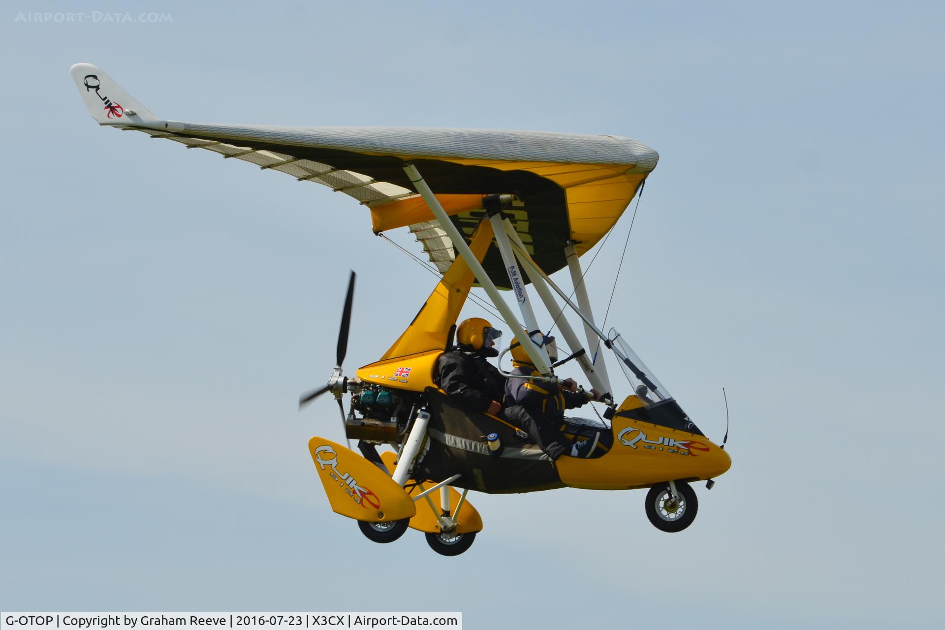 G-OTOP, 2009 P&M Aviation QuikR C/N 8471, Landing at Northrepps.