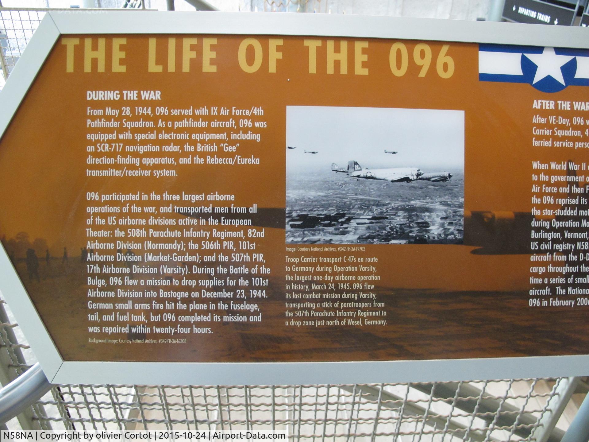 N58NA, 1944 Douglas DC3C-S1C3G (C-47A) C/N 12970, history of the plane part 1
