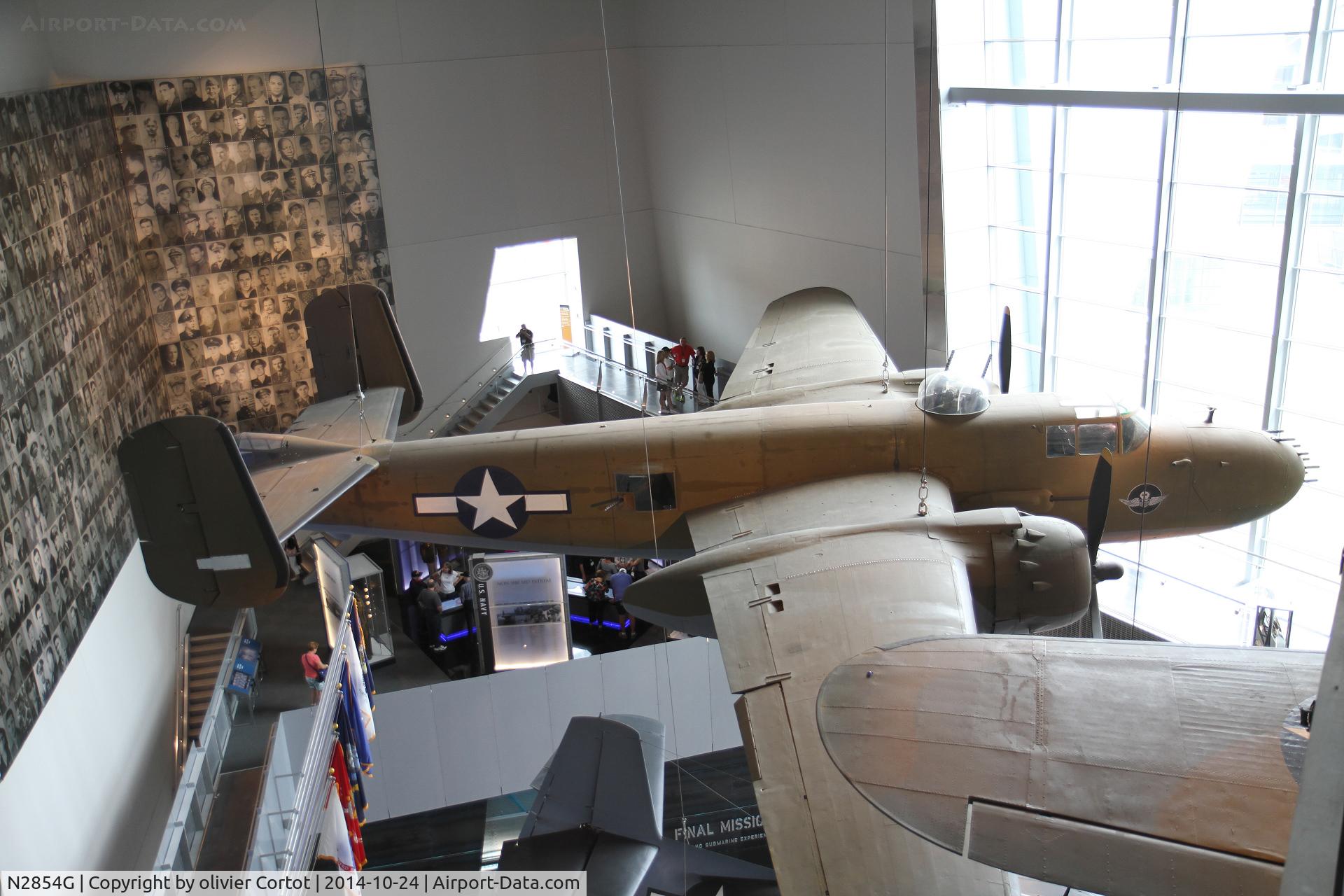N2854G, 1944 North American TB-25J Mitchell C/N 108-33087, WWII museum of New Orleans