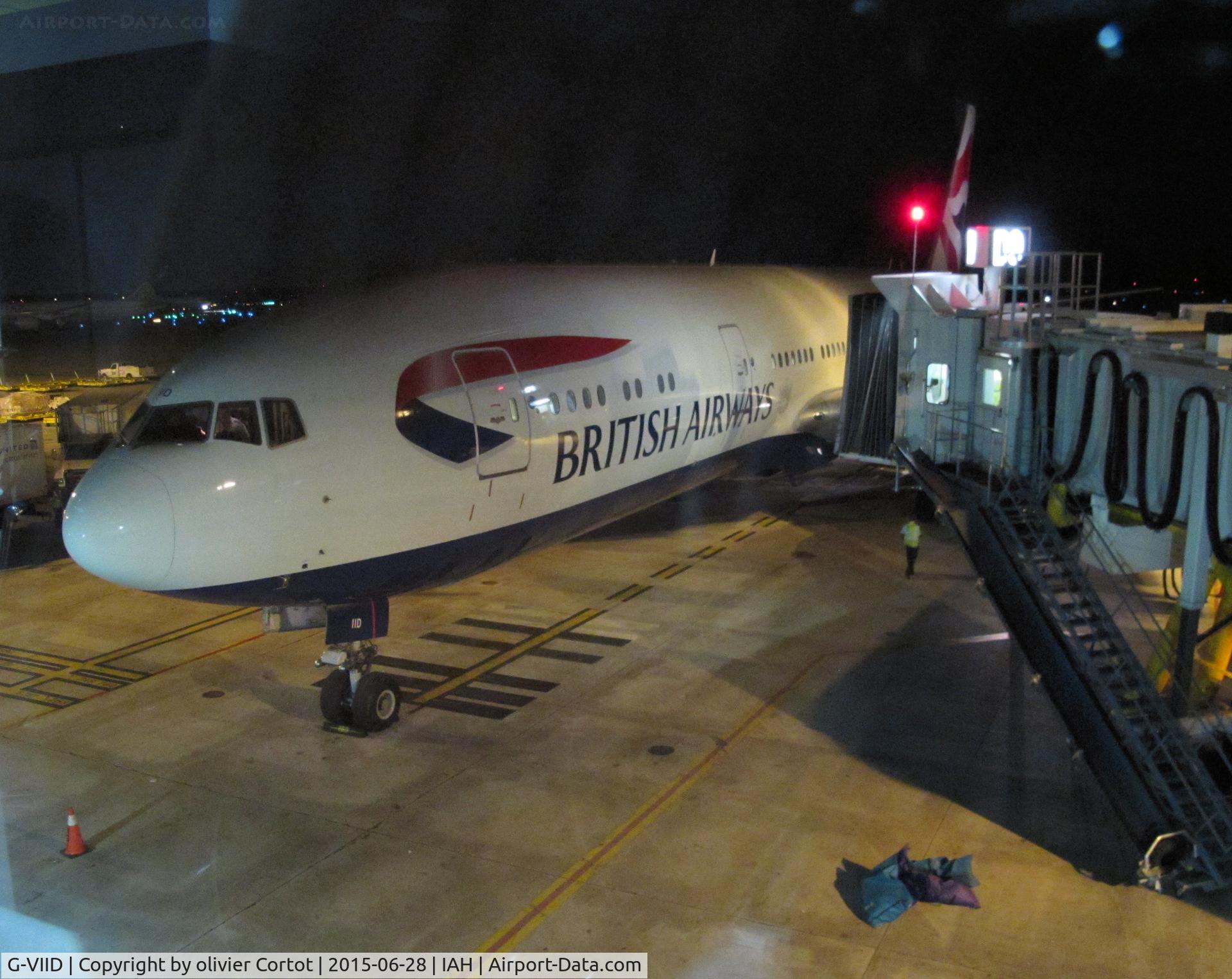 G-VIID, 1997 Boeing 777-236 C/N 27486, My taxi from Houston to UK