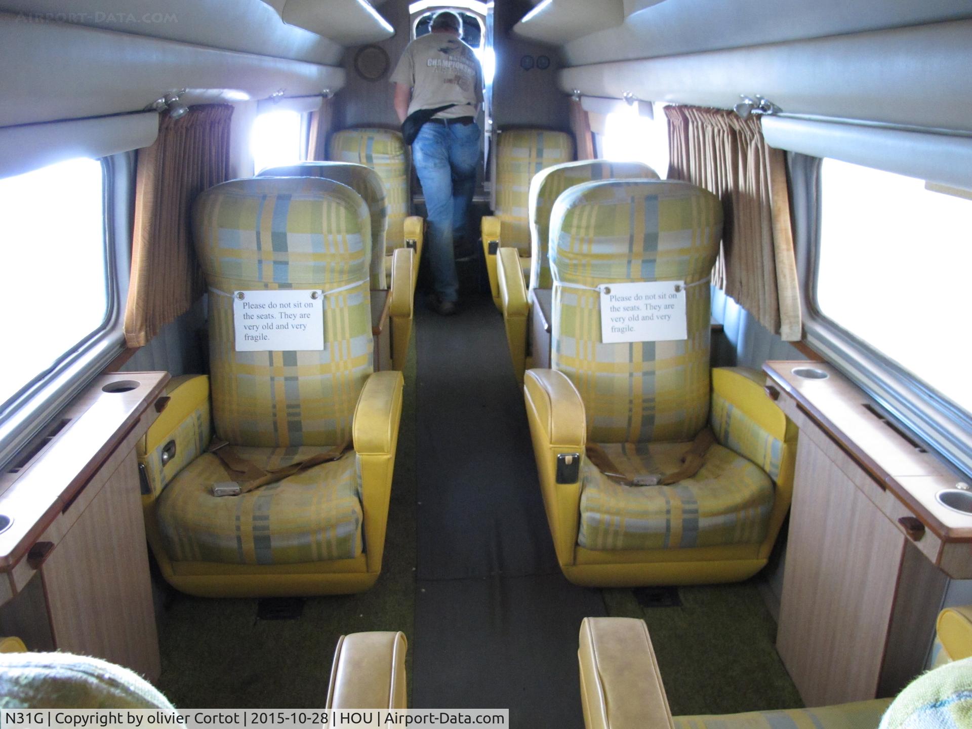 N31G, 1942 Lockheed 18-56 Lodestar C/N 2302, inside !