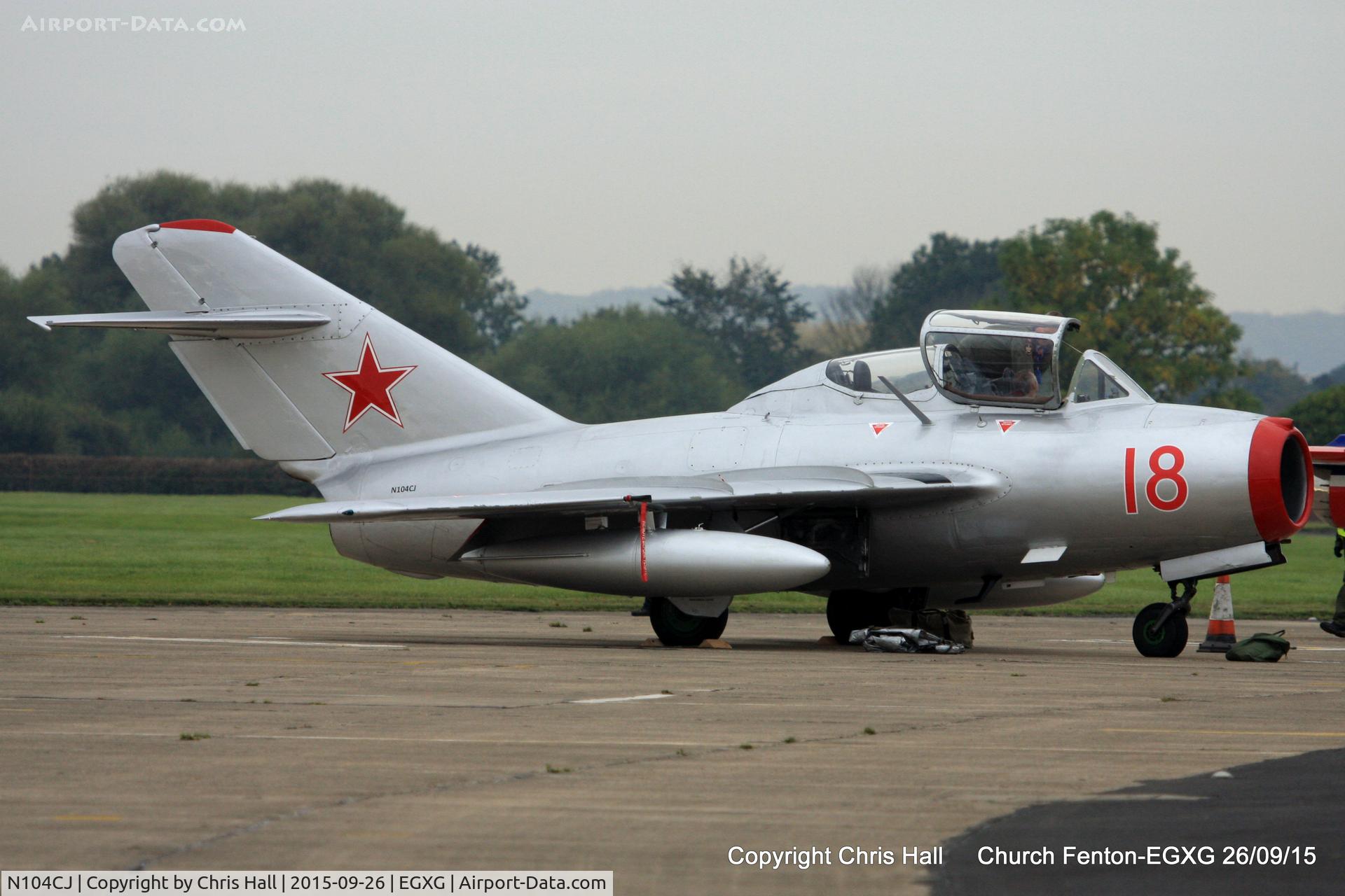 N104CJ, 1952 PZL-Mielec SBLim-2 (MiG-15UTI) C/N 1A01004, at the Yorkshire Airshow