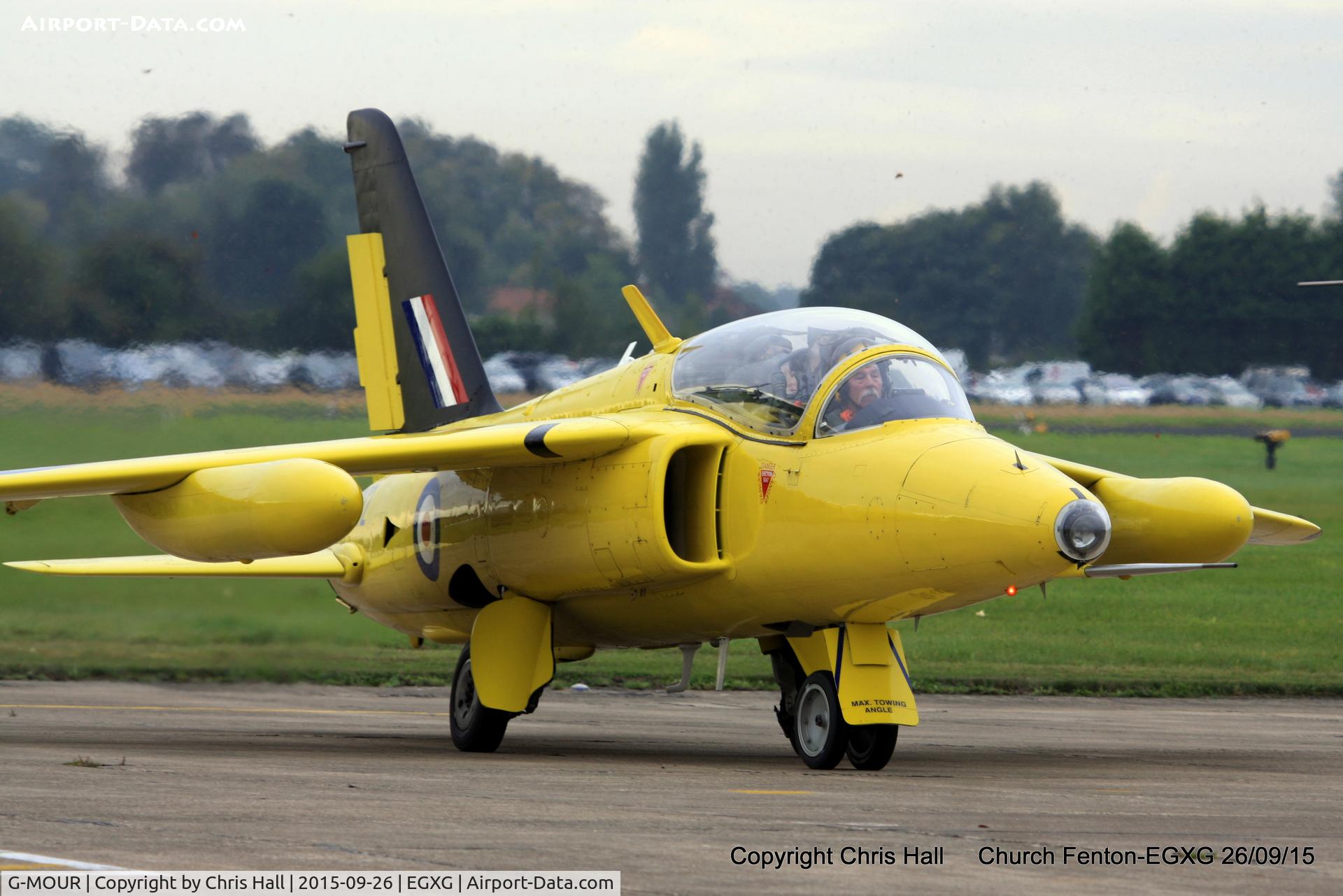 G-MOUR, 1964 Hawker Siddeley Gnat T.1 C/N FL596, at the Yorkshire Airshow