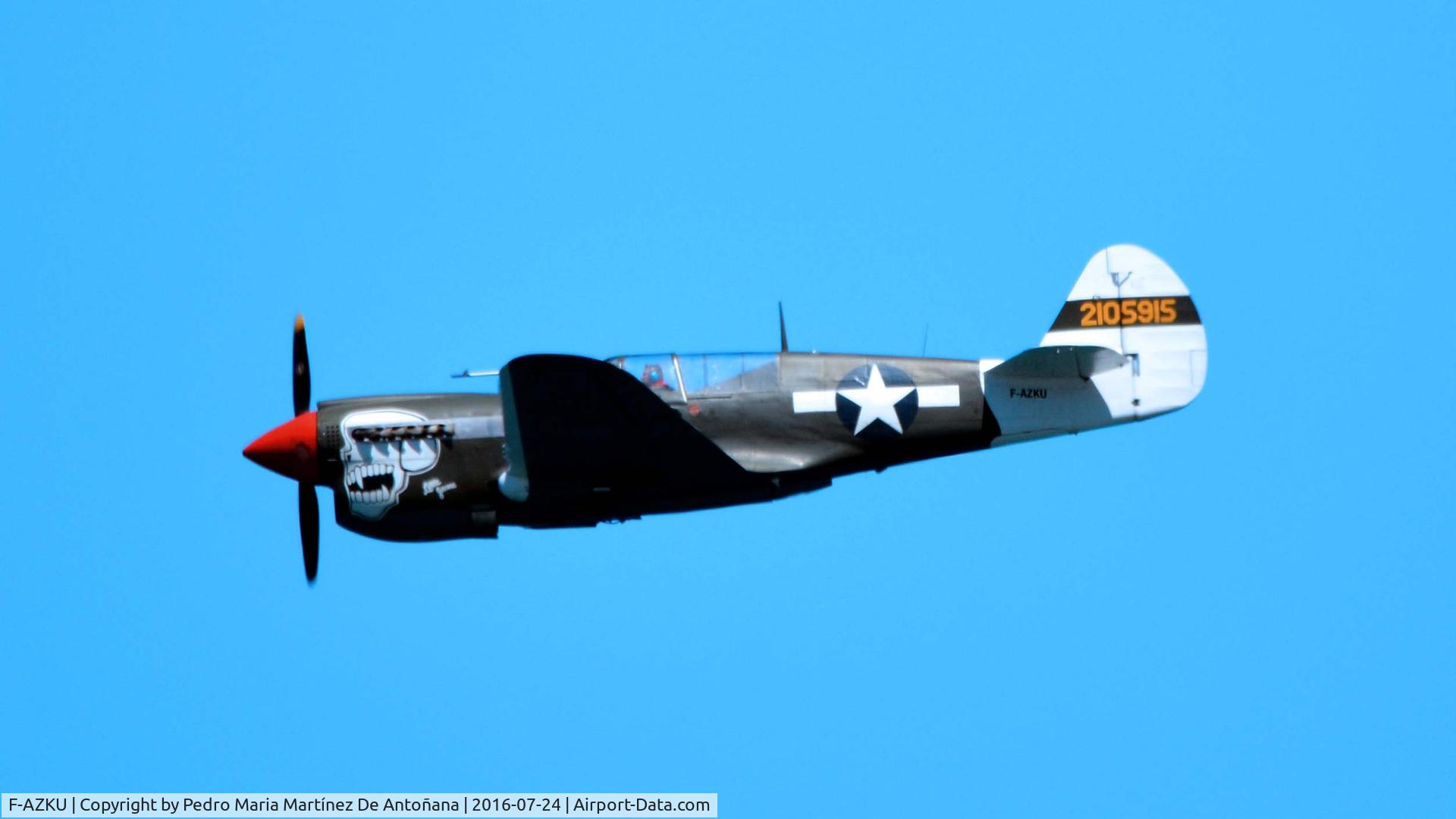 F-AZKU, 1942 Curtiss P-40N Warhawk C/N 29677, Gijón - España