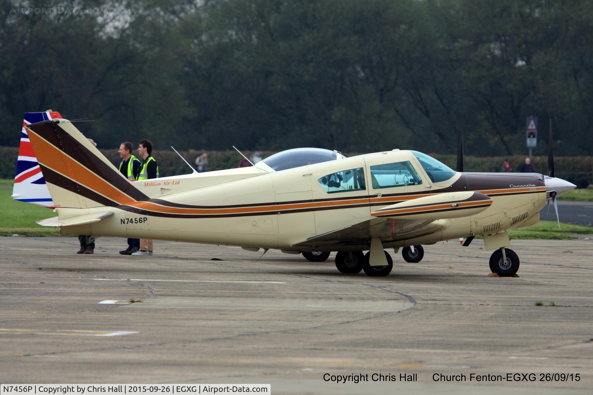 N7456P, 1961 Piper PA-24-250 Comanche C/N 24-2646, at the Yorkshire Airshow