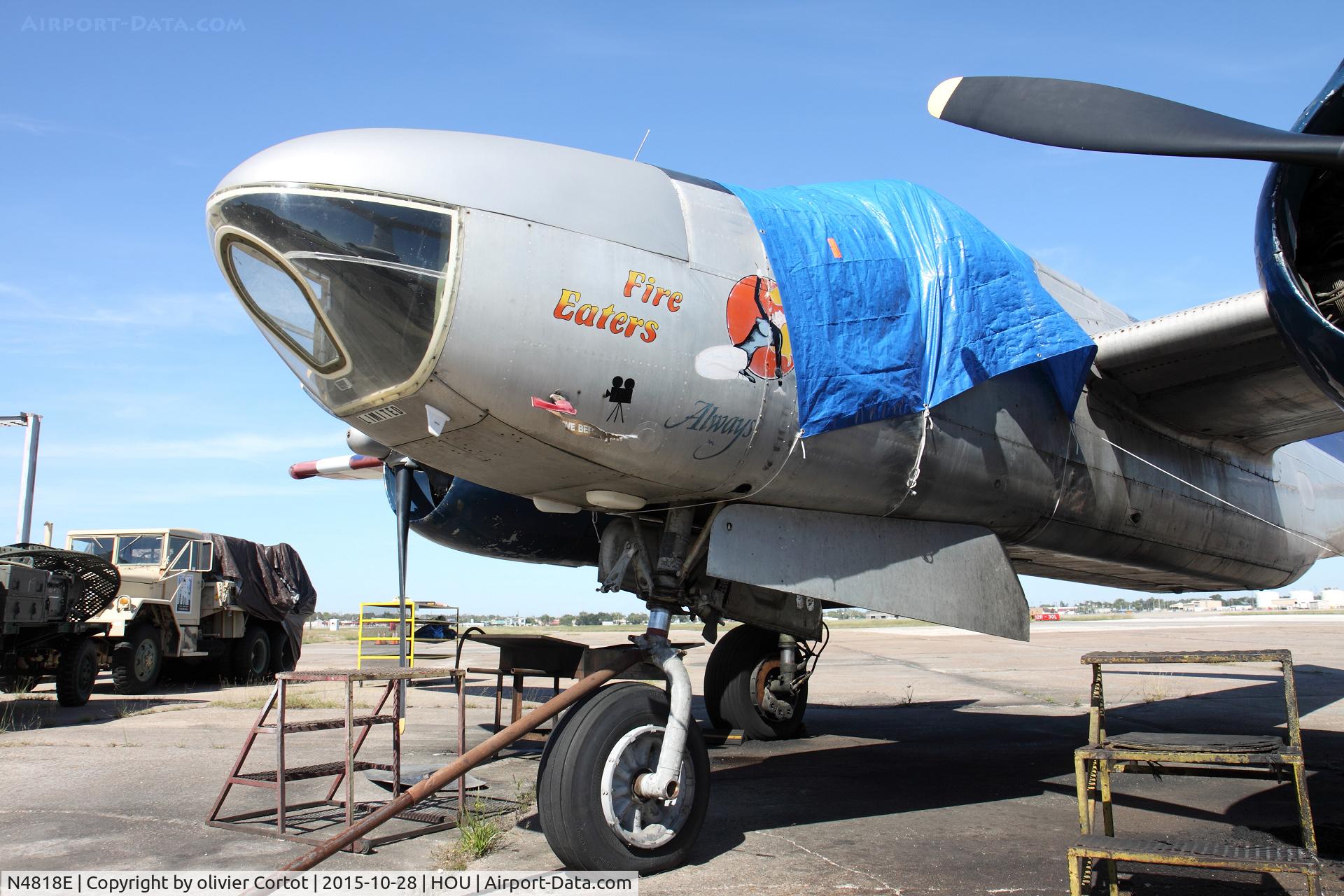 N4818E, 1944 Douglas TB-26C Invader C/N 28650, 1940 air terminal museum