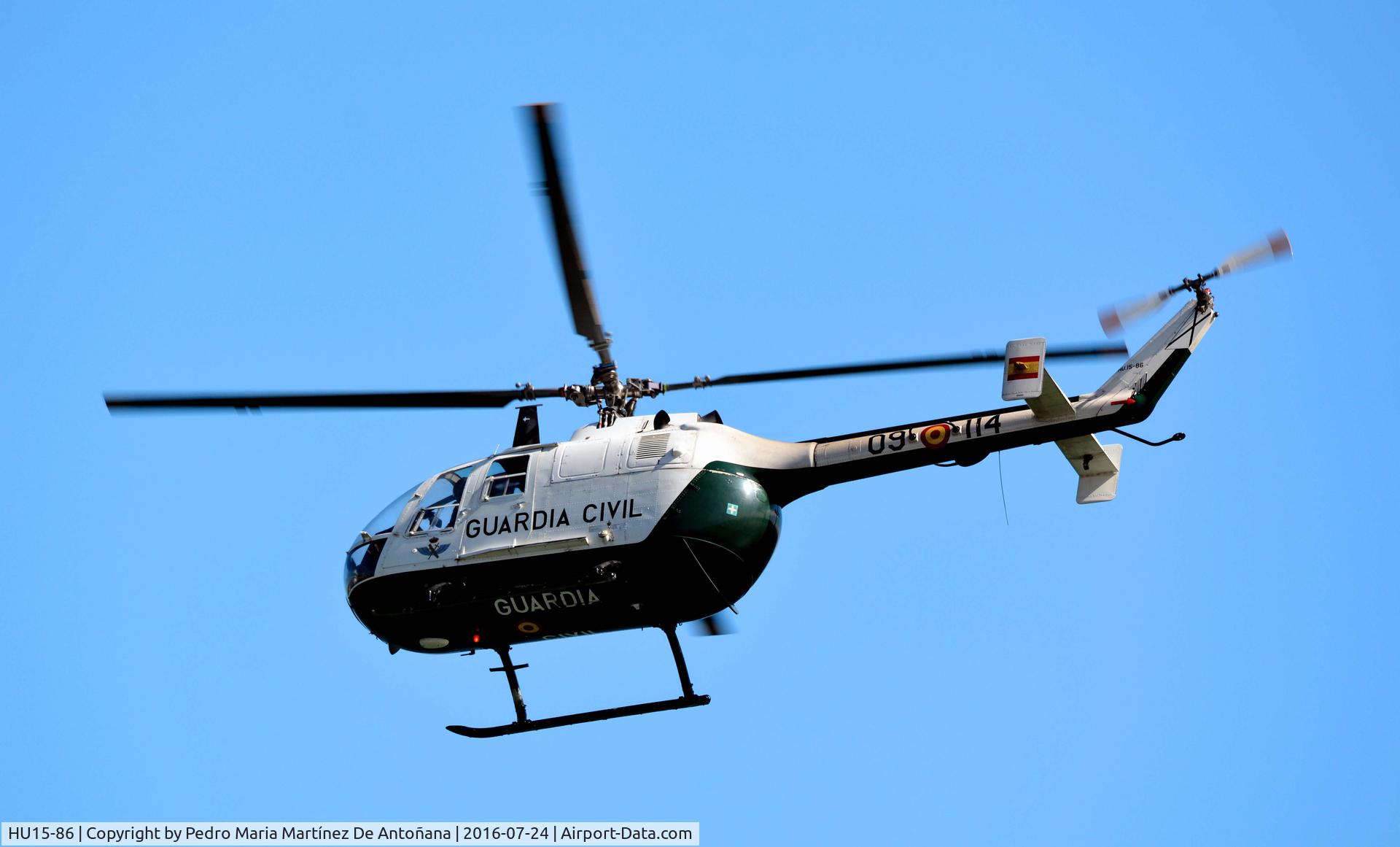 HU15-86, MBB Bo-105CB C/N S-611, Gijón - España