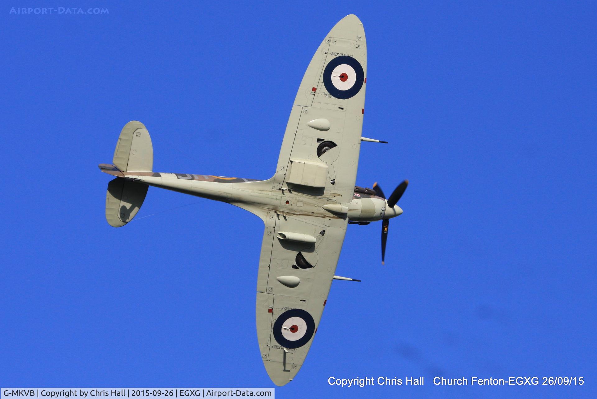 G-MKVB, 1942 Supermarine 349 Spitfire LF.Vb C/N CBAF.2461, at the Yorkshire Airshow