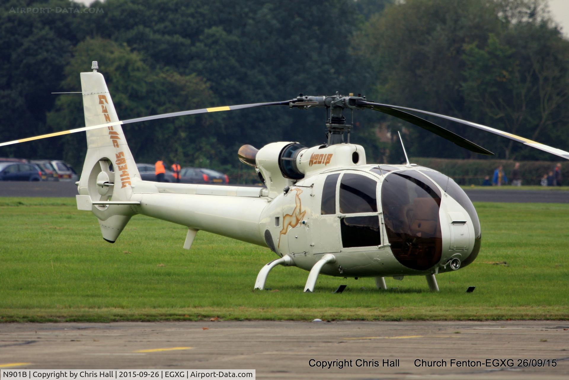 N901B, 1977 Aerospatiale SA-341G Gazelle C/N 1410, at the Yorkshire Airshow