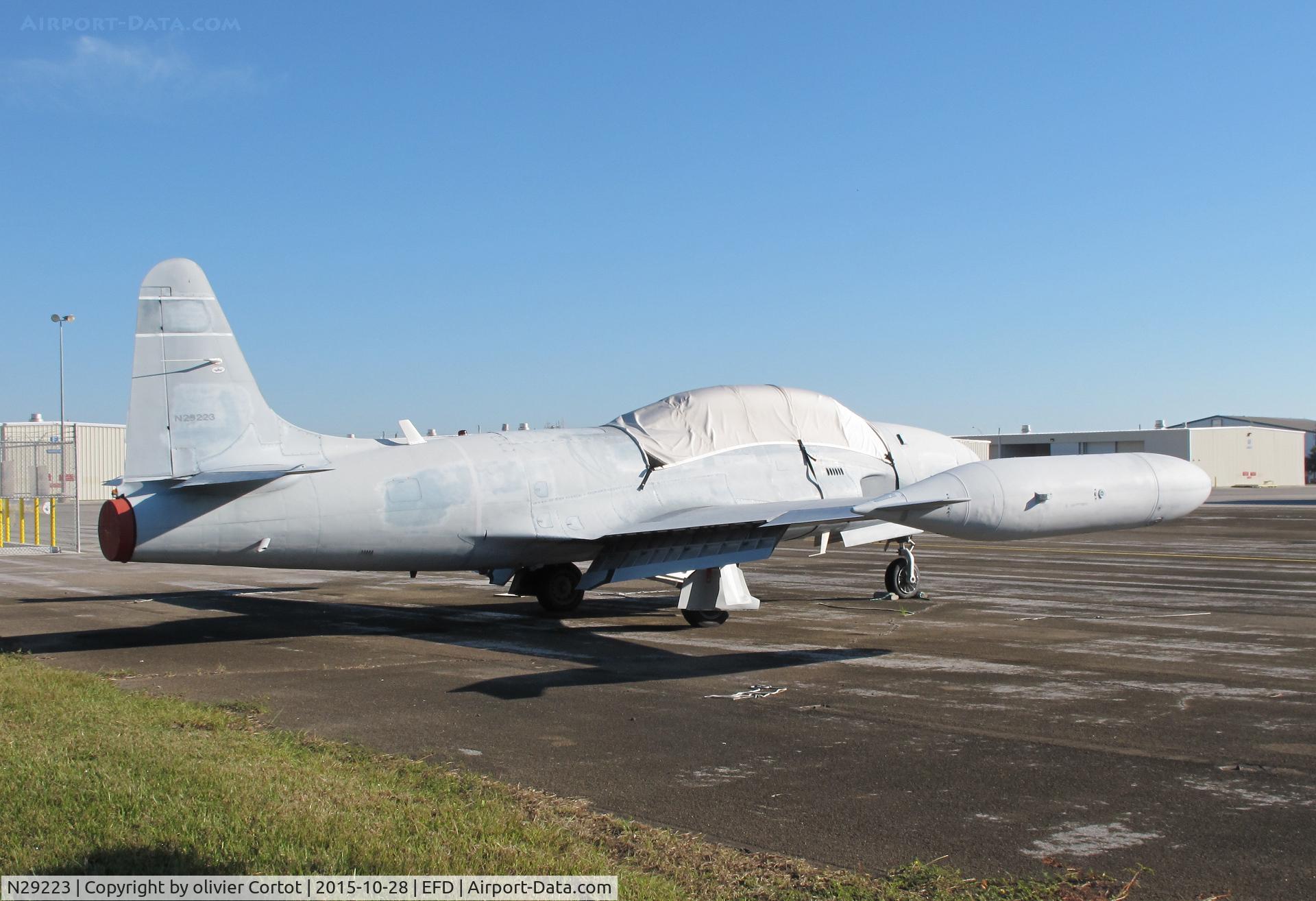 N29223, Canadair CT-133 Silver Star 3 C/N T33-504, still in EFD