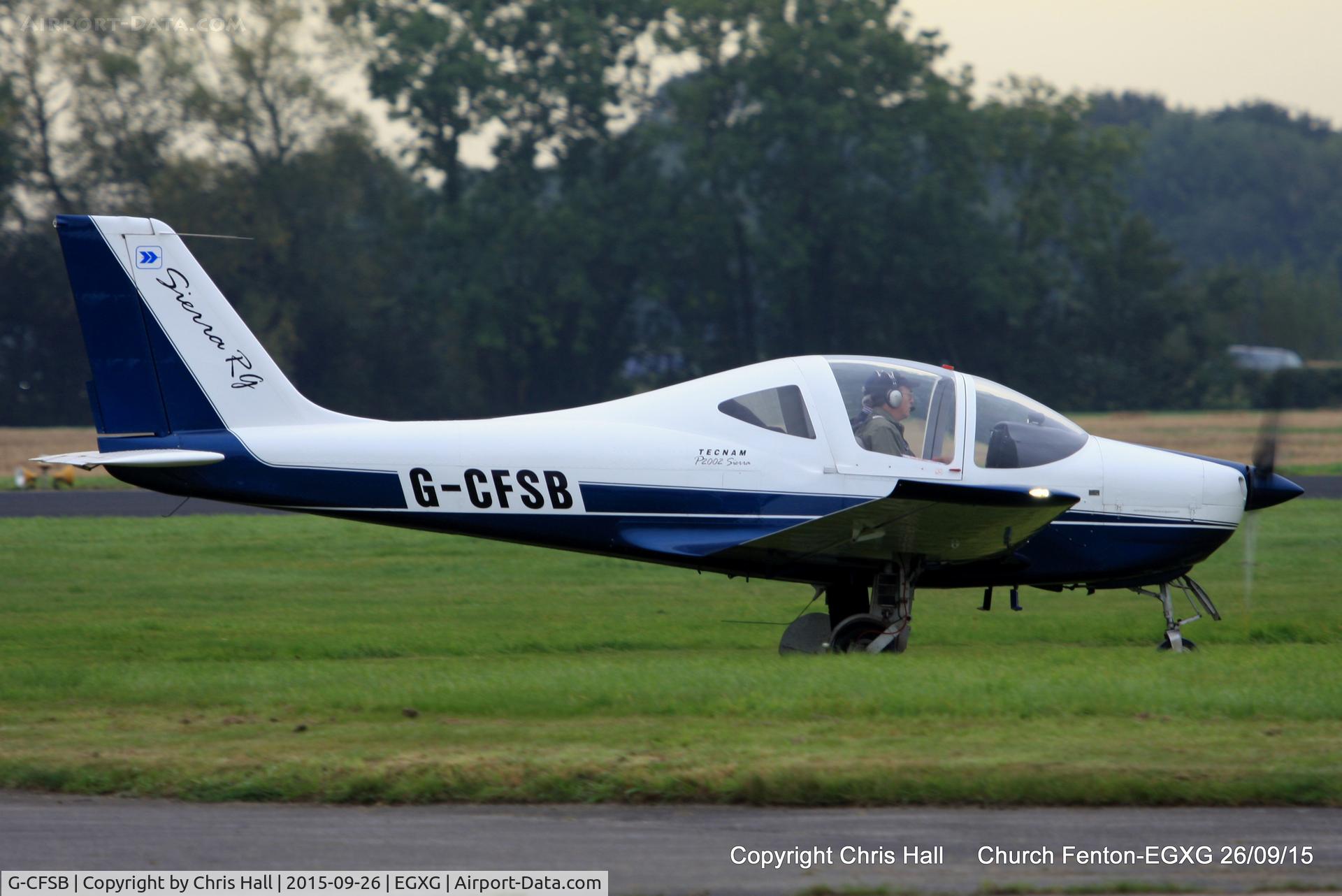 G-CFSB, 2008 Tecnam P-2002RG Sierra C/N LAA 333A-14864, at the Yorkshire Airshow