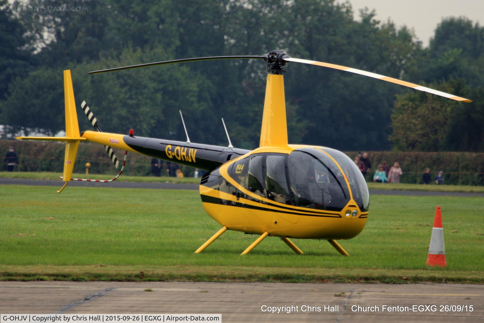 G-OHJV, 2007 Robinson R44 Raven I C/N 1722, at the Yorkshire Airshow