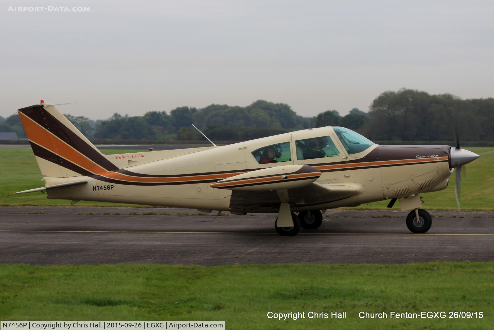 N7456P, 1961 Piper PA-24-250 Comanche C/N 24-2646, at the Yorkshire Airshow