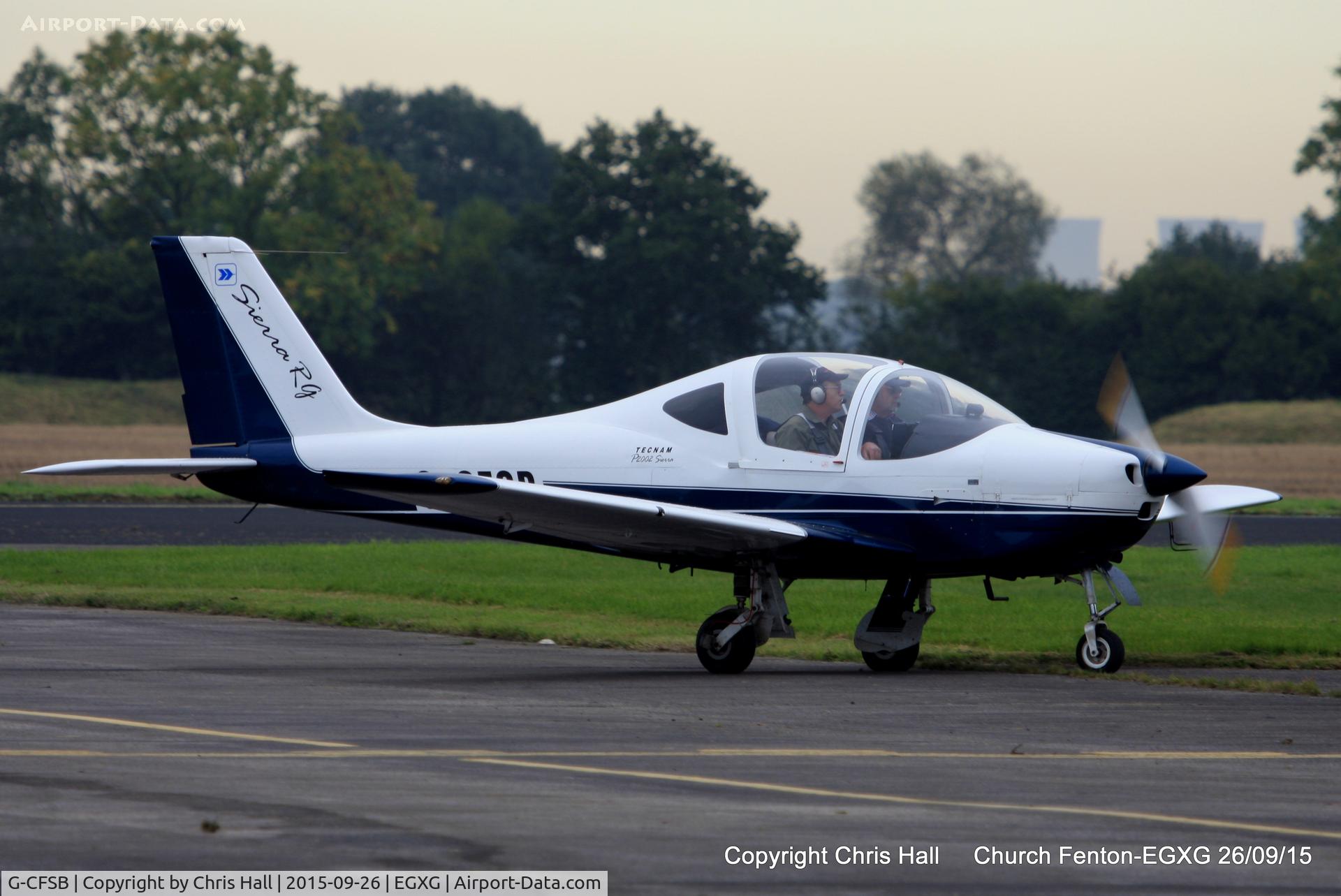 G-CFSB, 2008 Tecnam P-2002RG Sierra C/N LAA 333A-14864, at the Yorkshire Airshow