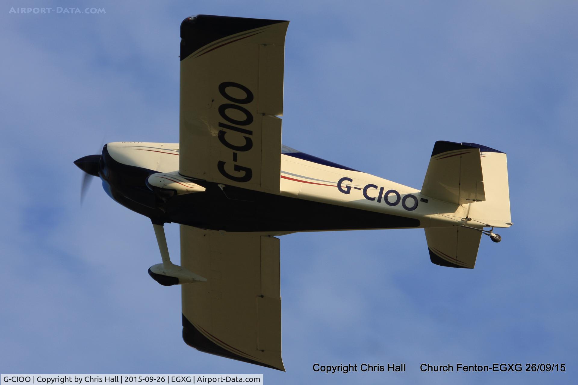 G-CIOO, 2008 Vans RV-7 C/N 70913, at the Yorkshire Airshow