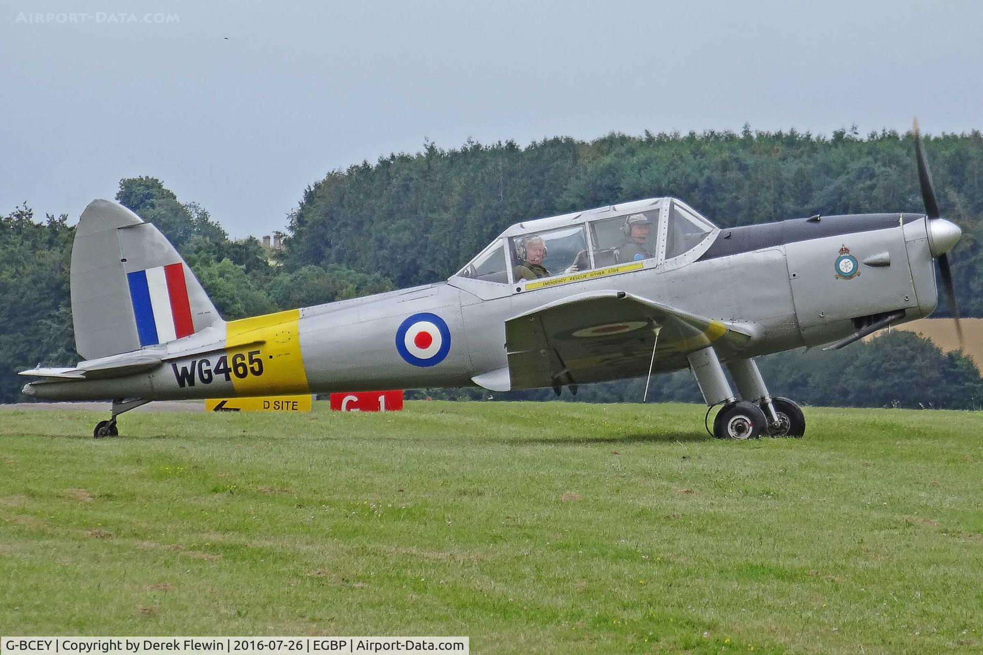 G-BCEY, 1951 De Havilland DHC-1 Chipmunk T.10 C/N C1/0515, Chipmunk, Gopher Flying Group White Waltham Berkshire based, previously WG465, seen at the Skysport Fly In.