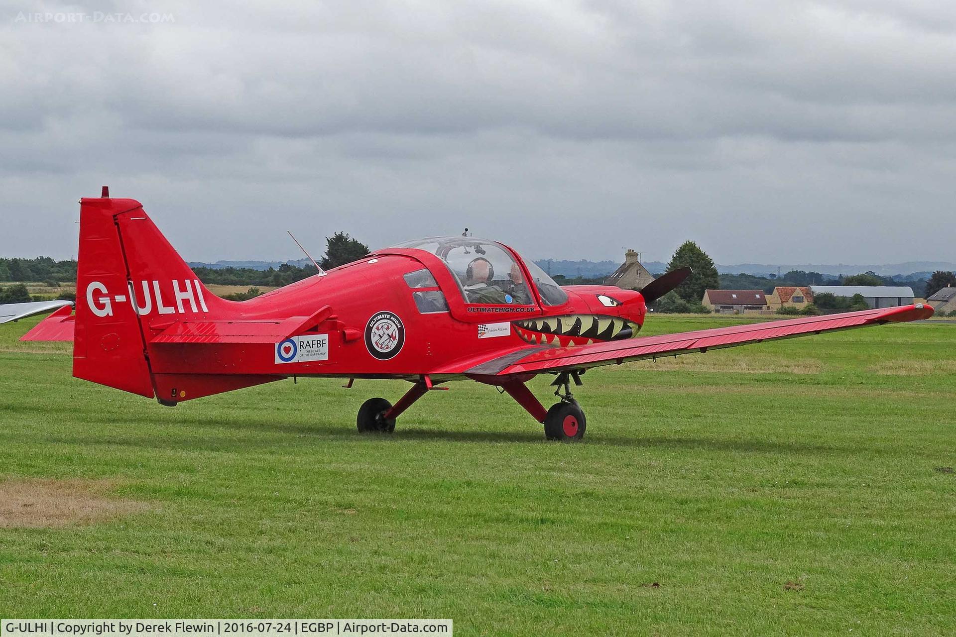 G-ULHI, 1972 Scottish Aviation Bulldog Series 100 Model 104 C/N BH100/148, Bulldog, Power Aerobatics Ltd Kemble based, previously G-AZMS, 61038, SE-LLK, G-OPOD, seen at the Skysport Fly In.