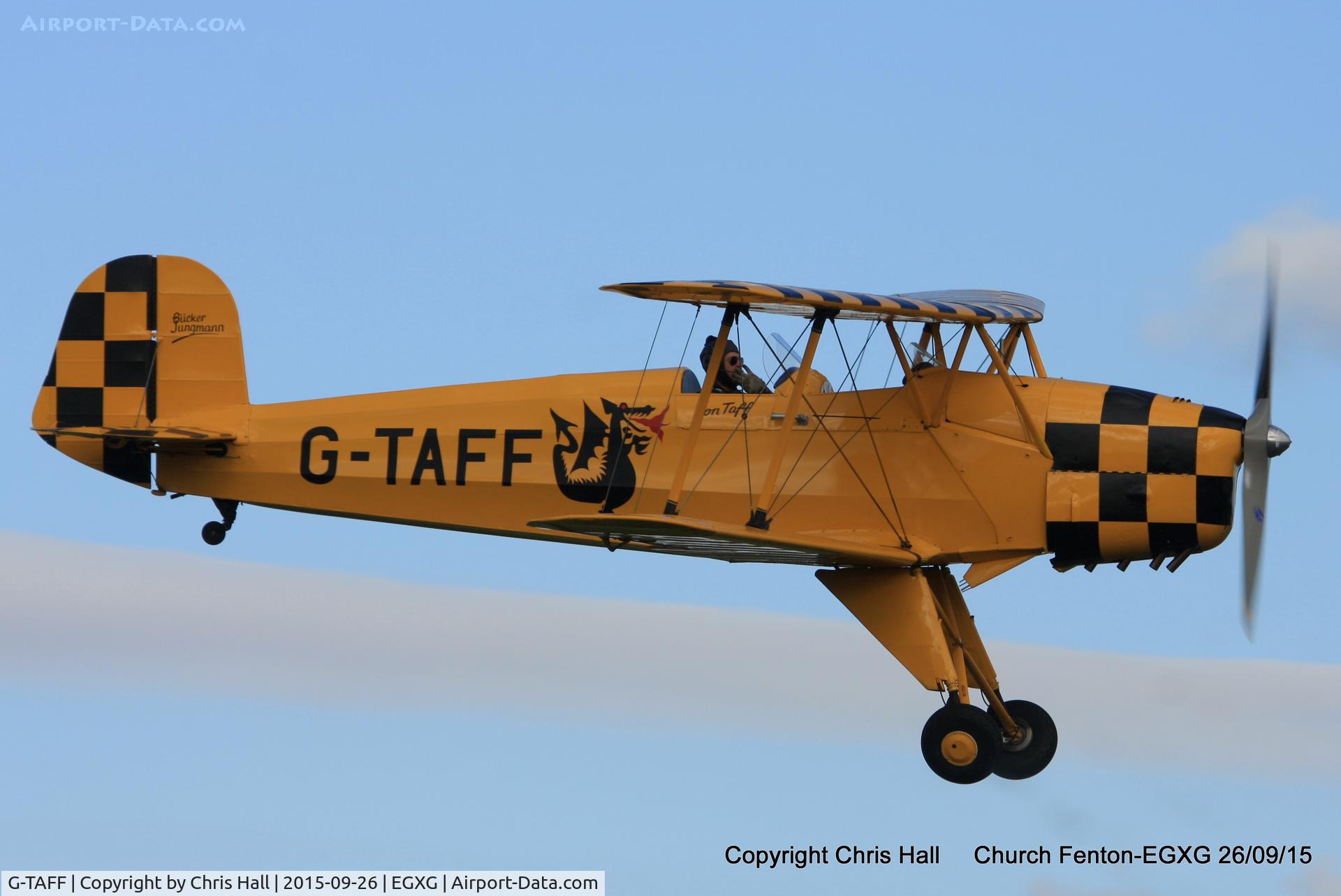 G-TAFF, 1957 CASA 1-131E Jungmann C/N 1129, at the Yorkshire Airshow