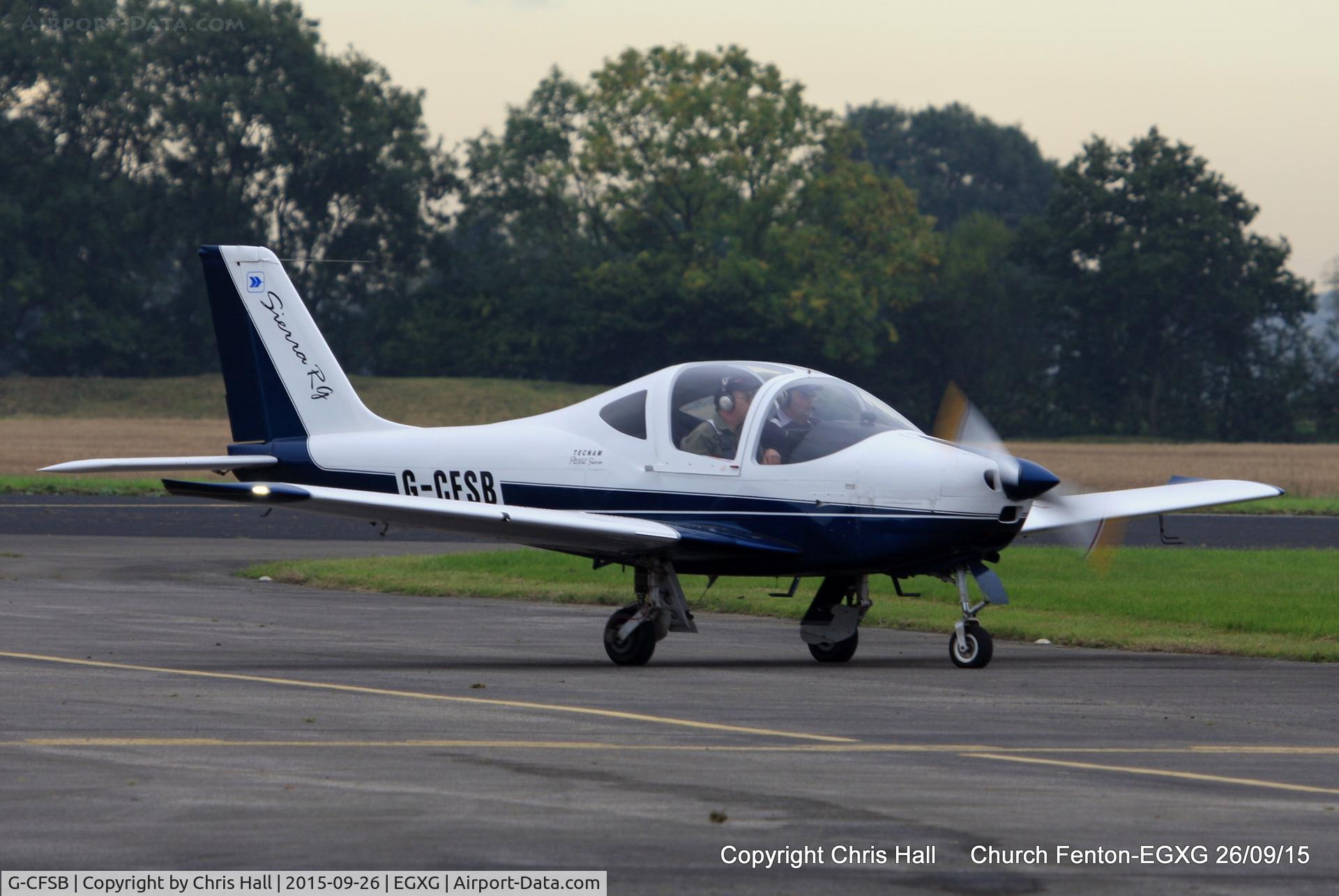 G-CFSB, 2008 Tecnam P-2002RG Sierra C/N LAA 333A-14864, at the Yorkshire Airshow