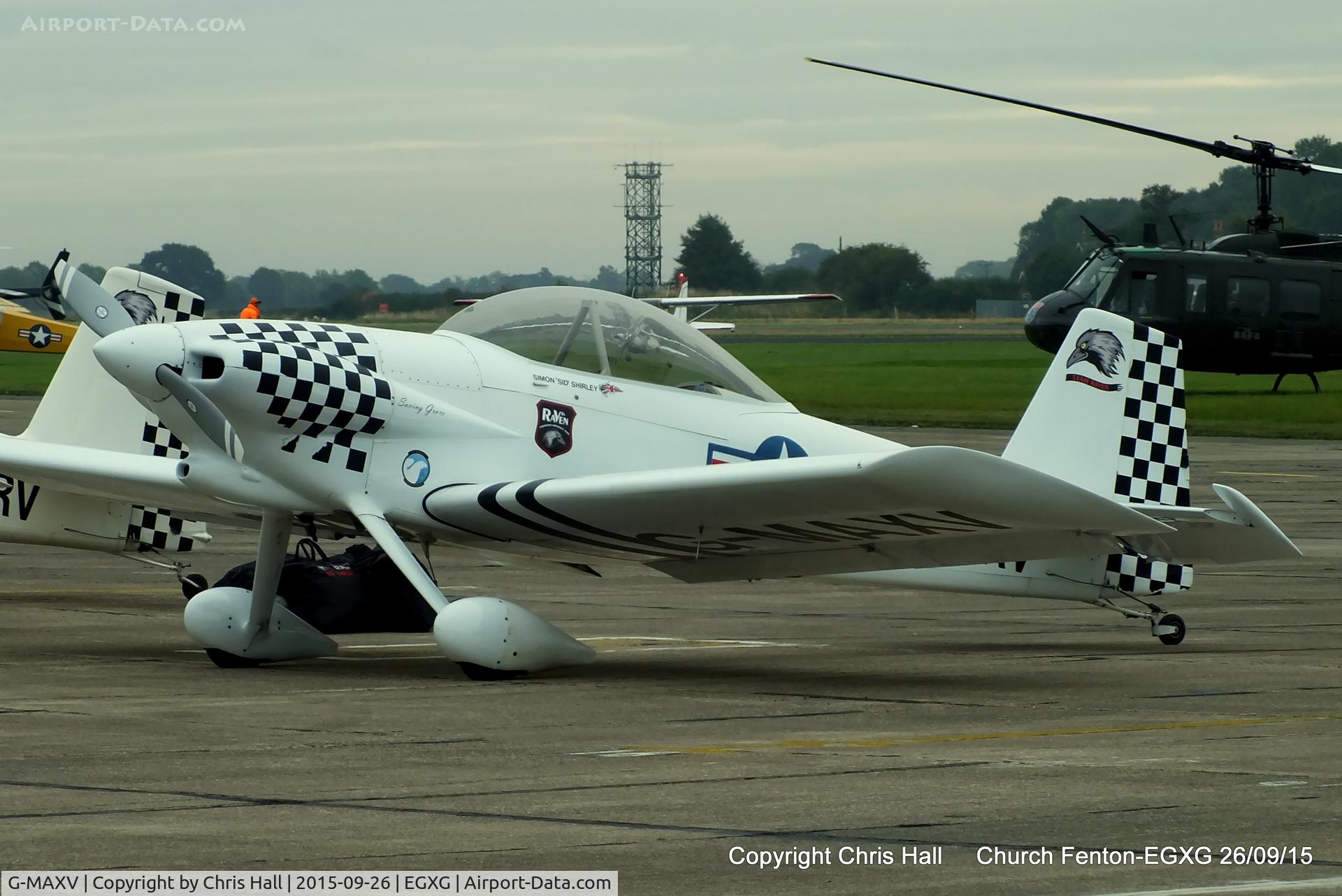 G-MAXV, 2000 Vans RV-4 C/N PFA 181-13266, at the Yorkshire Airshow