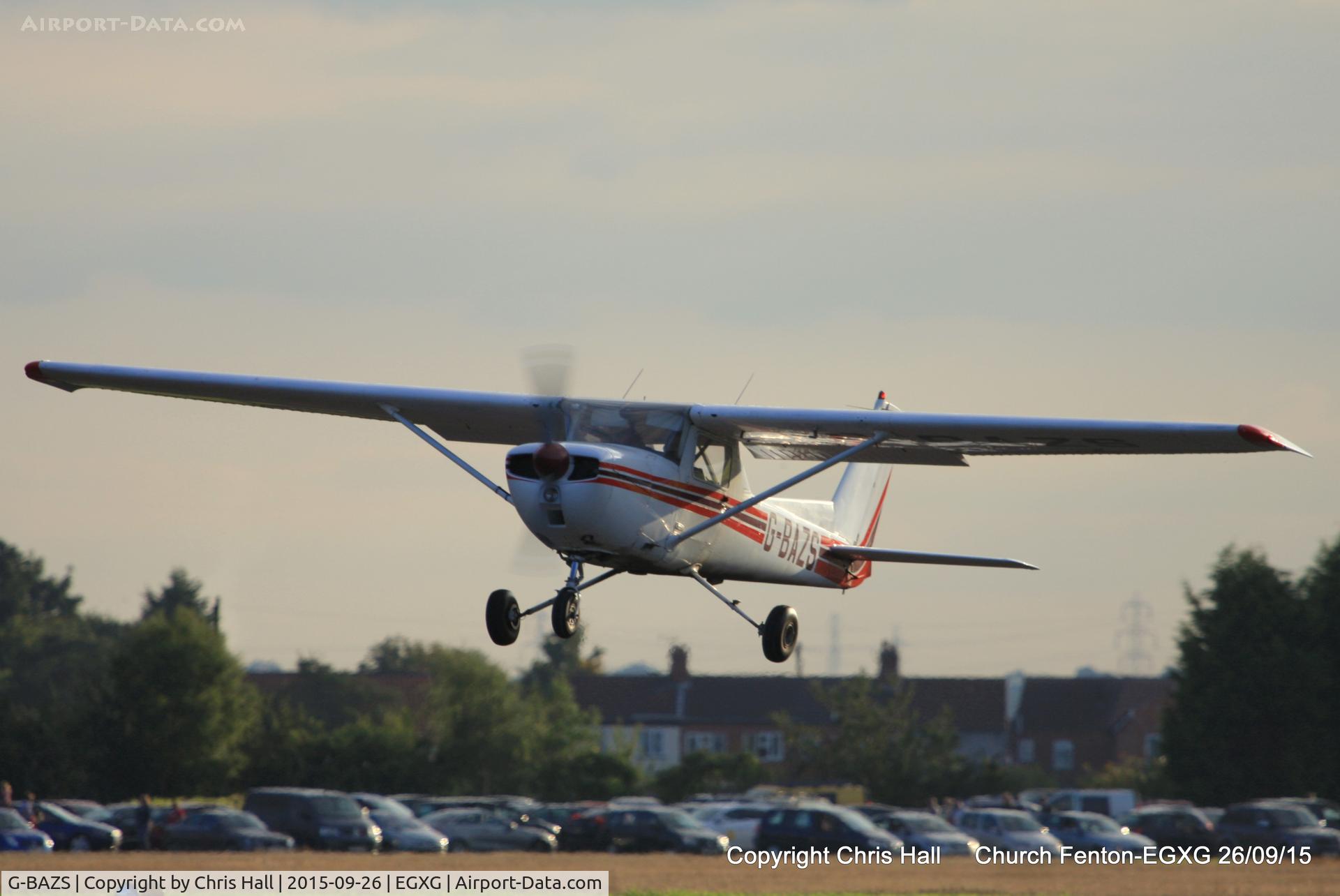 G-BAZS, 1973 Reims Cessna F150L C/N 0954, at the Yorkshire Airshow