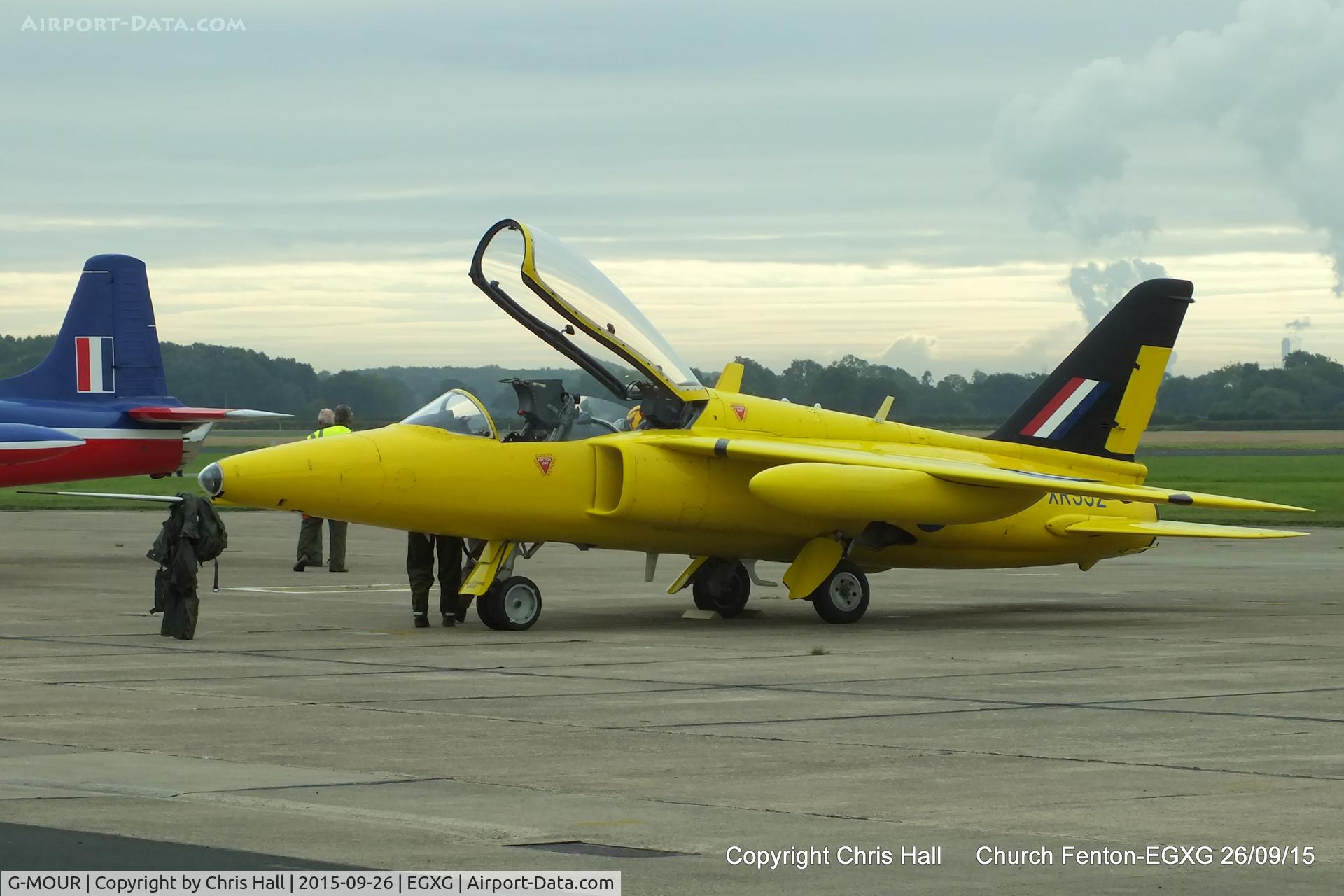 G-MOUR, 1964 Hawker Siddeley Gnat T.1 C/N FL596, at the Yorkshire Airshow