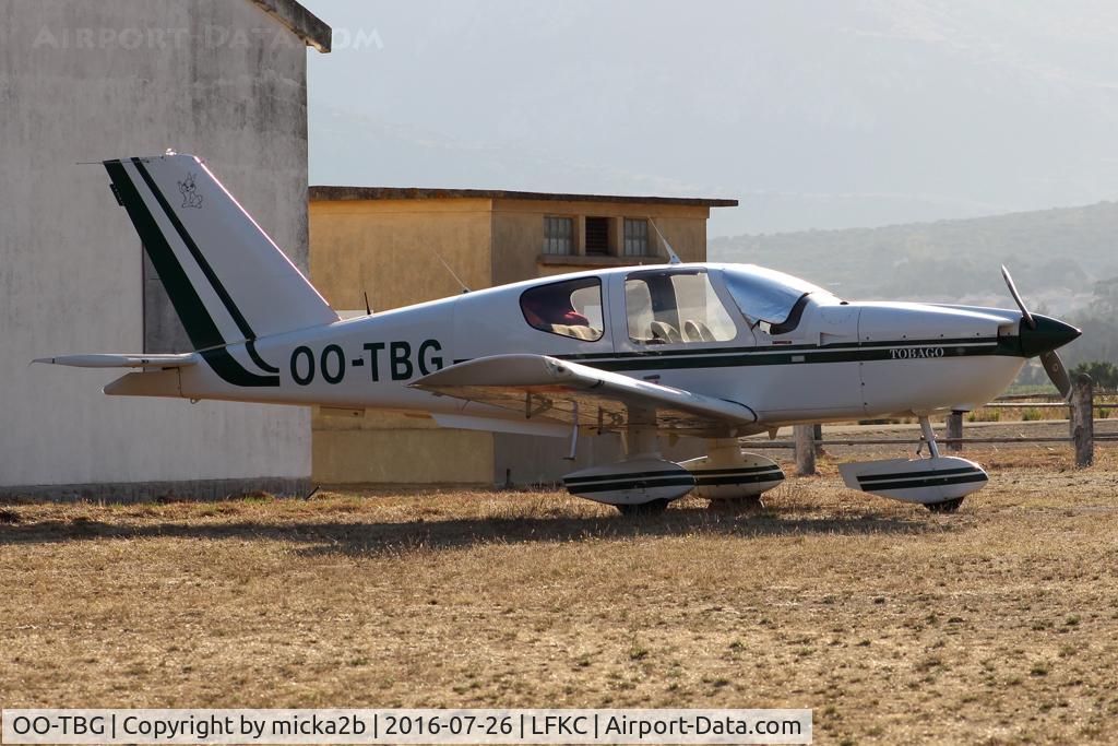 OO-TBG, 1985 Socata TB-10 Tobago C/N 547, Parked