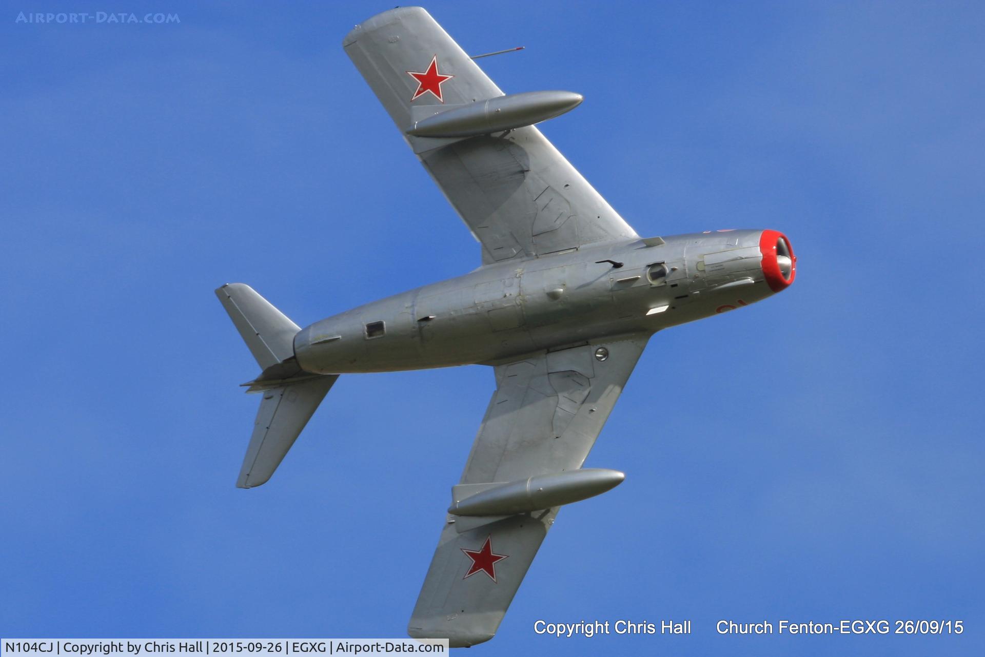 N104CJ, 1952 PZL-Mielec SBLim-2 (MiG-15UTI) C/N 1A01004, at the Yorkshire Airshow