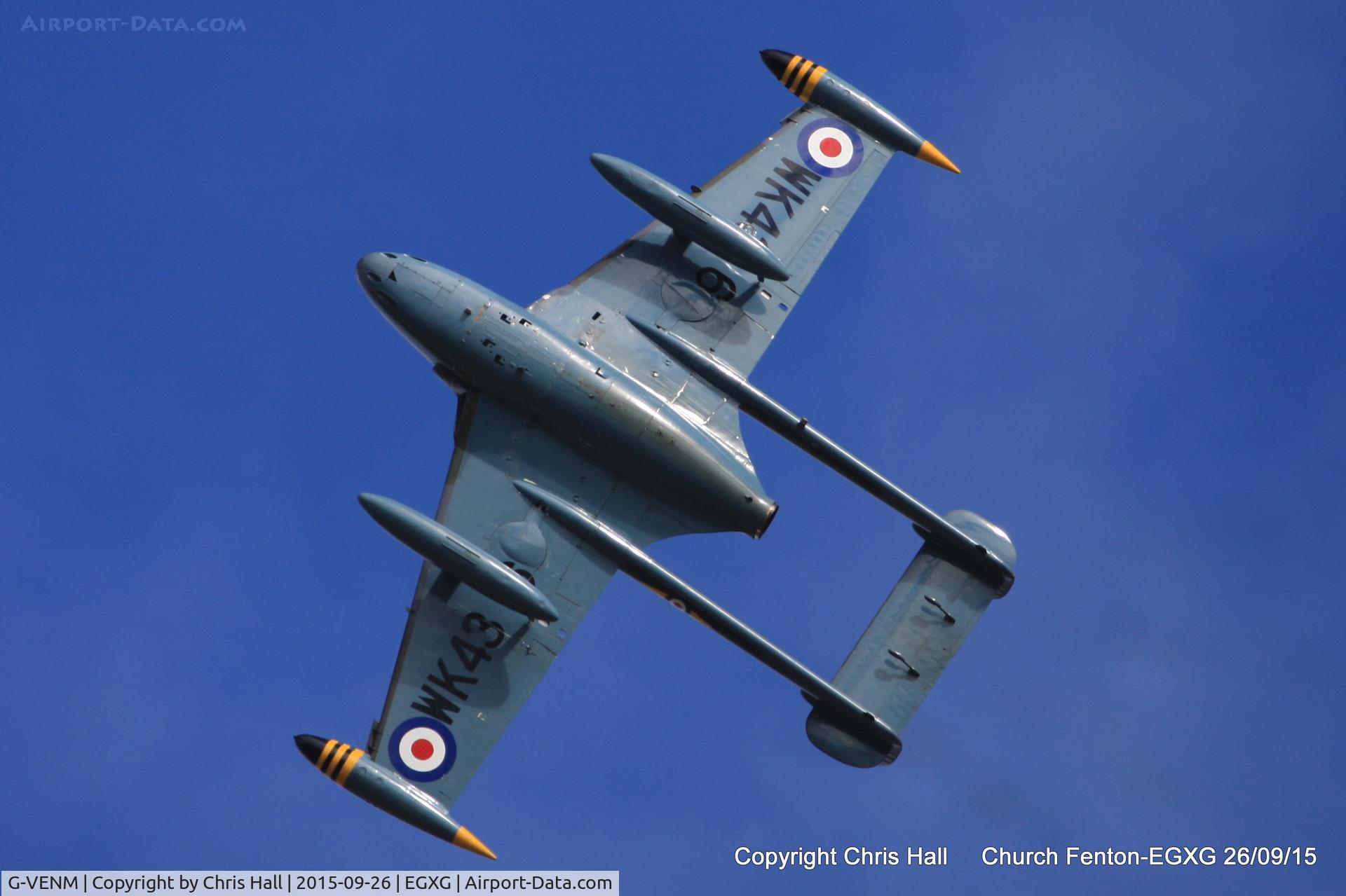 G-VENM, 1955 De Havilland DH-112 Venom FB.50 C/N 824, at the Yorkshire Airshow