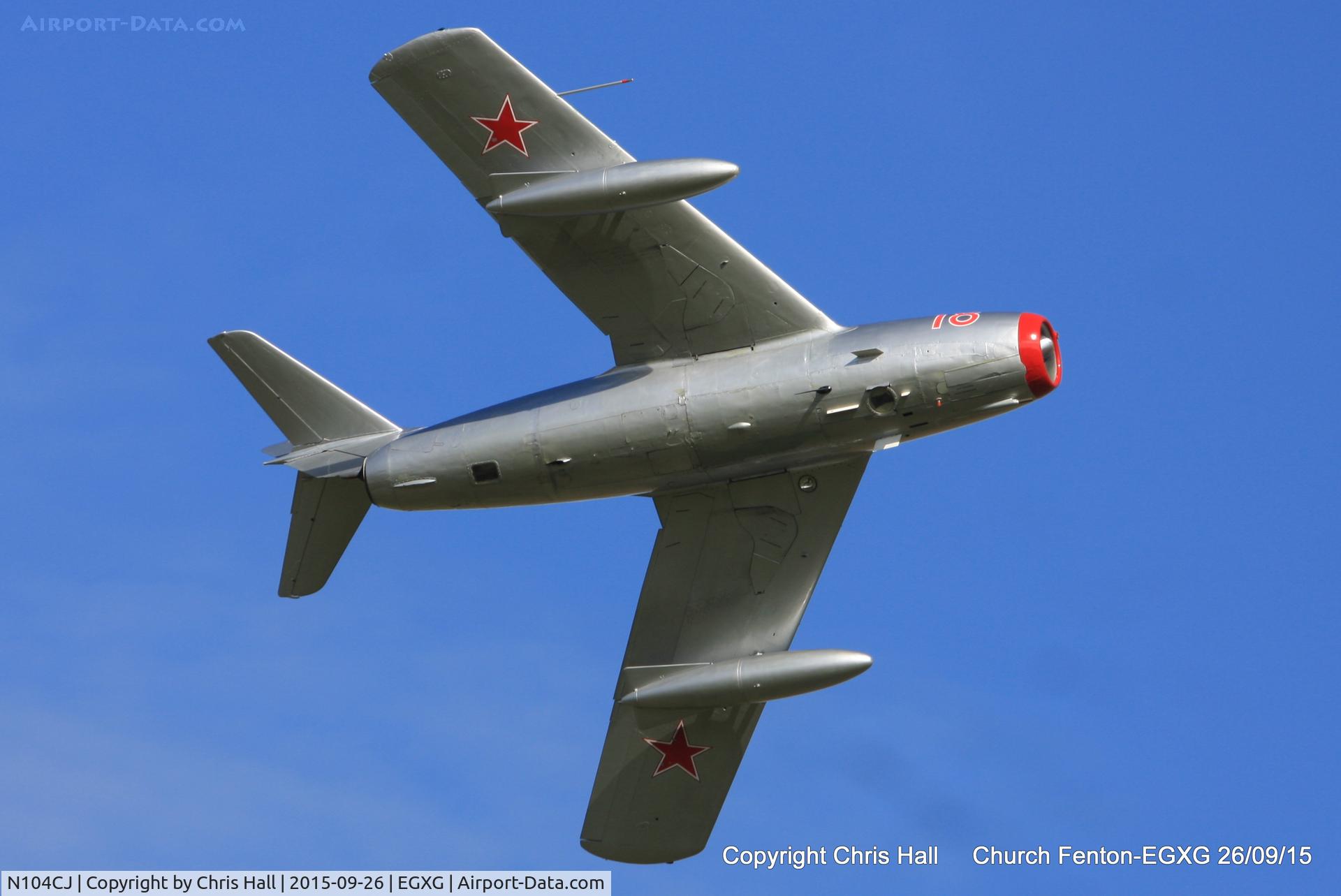 N104CJ, 1952 PZL-Mielec SBLim-2 (MiG-15UTI) C/N 1A01004, at the Yorkshire Airshow