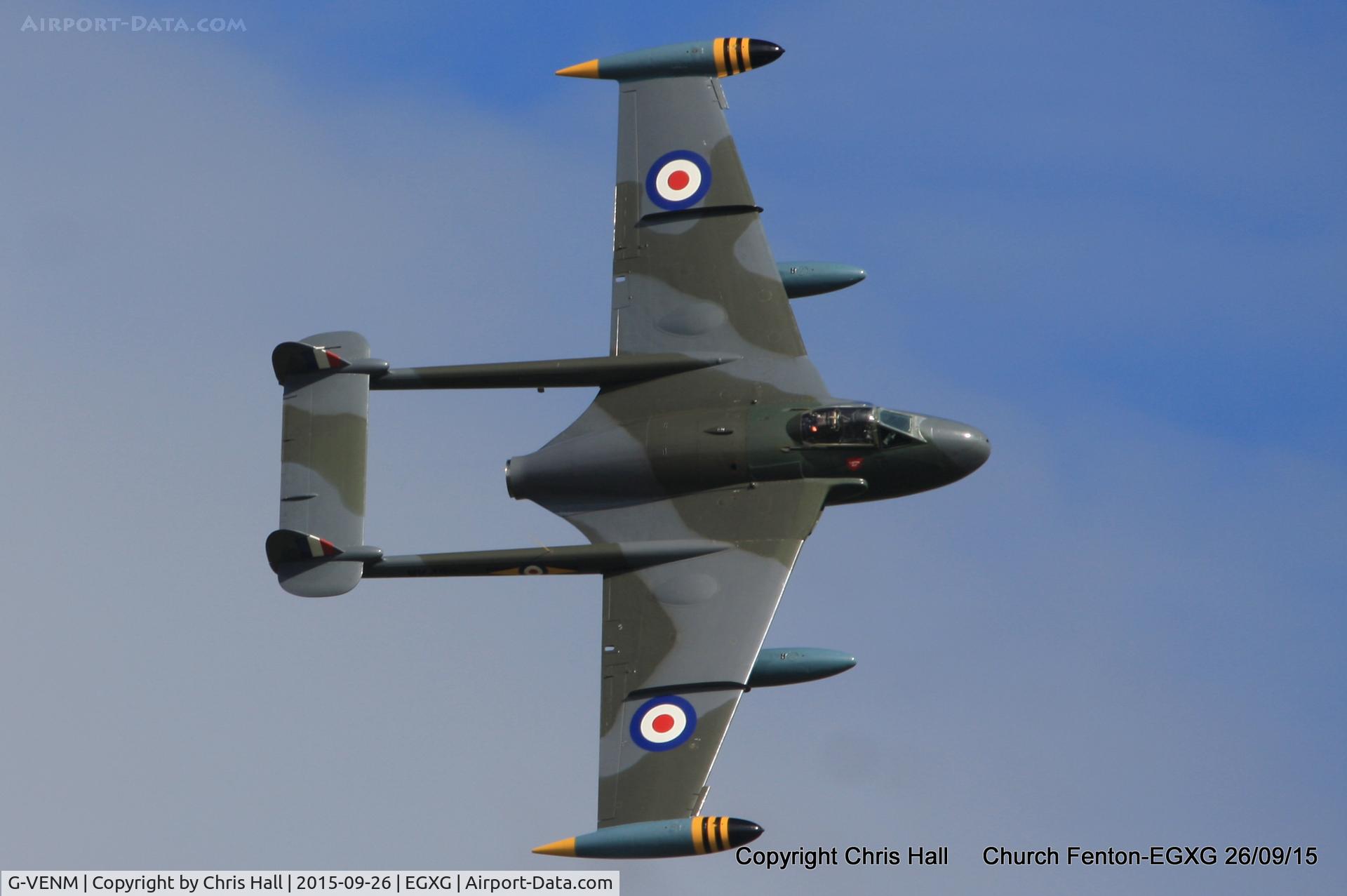G-VENM, 1955 De Havilland DH-112 Venom FB.50 C/N 824, at the Yorkshire Airshow