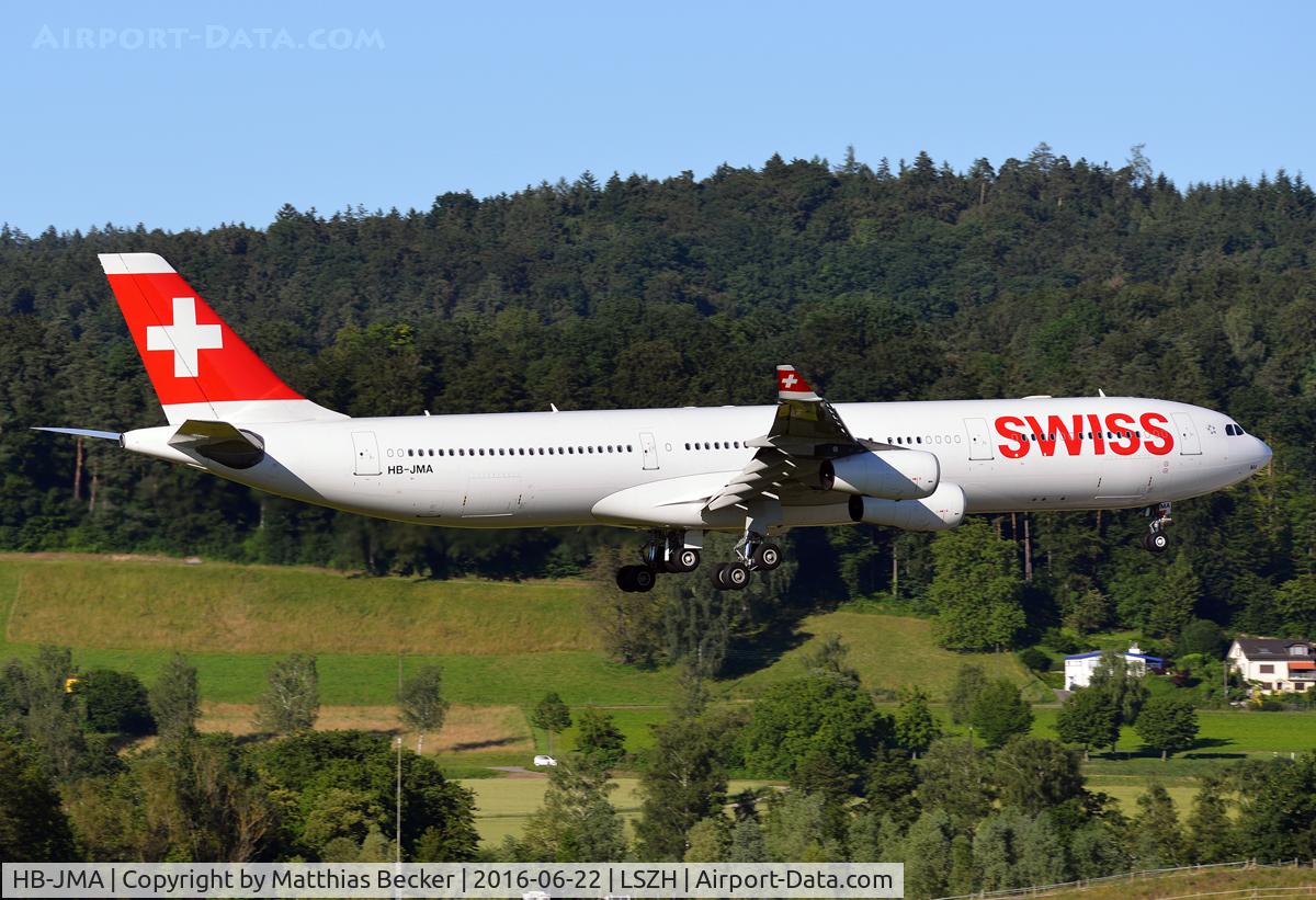 HB-JMA, 2003 Airbus A340-313 C/N 538, HB-JMA