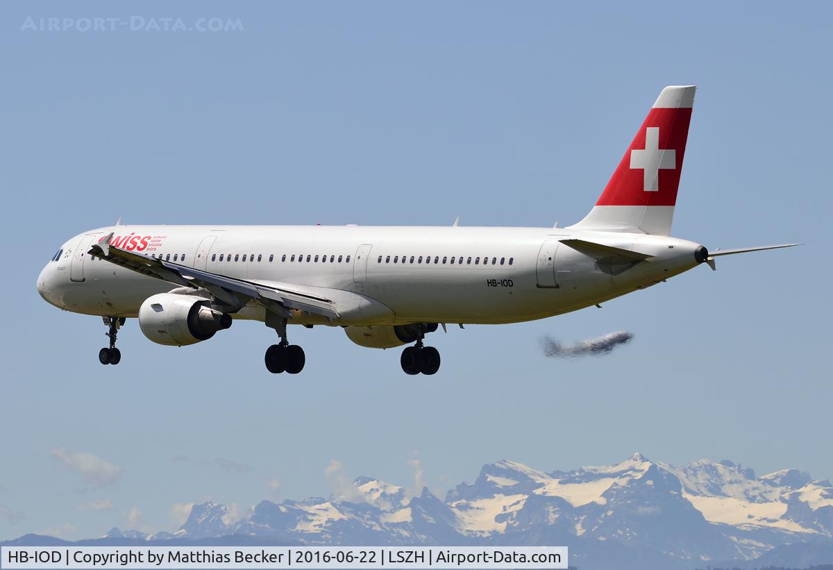 HB-IOD, 1995 Airbus A321-111 C/N 522, HB-IOD
