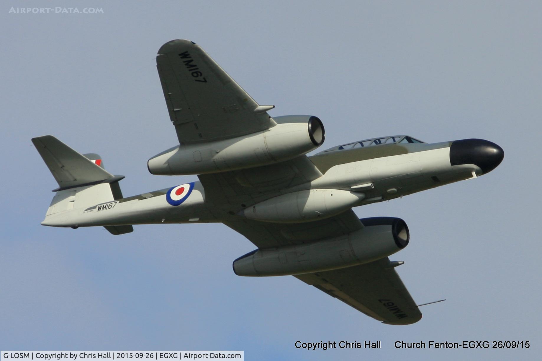 G-LOSM, 1952 Gloster Meteor NF.11 C/N S4/U/2342, at the Yorkshire Airshow
