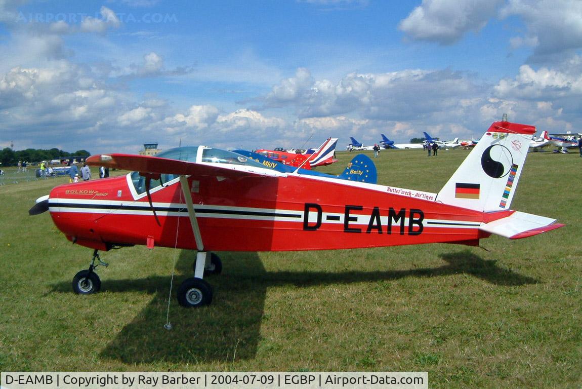 D-EAMB, 1965 Bolkow Bo-208C Junior C/N 597, Bolkow Bo.208C Junior [597] Kemble~G 09/07/2004