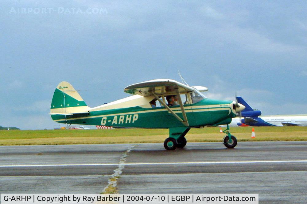 G-ARHP, 1960 Piper PA-22-160 Tri Pacer C/N 22-7549, Piper PA-22-160 Tri-Pacer [22-7549] Kemble~G 09/07/2004