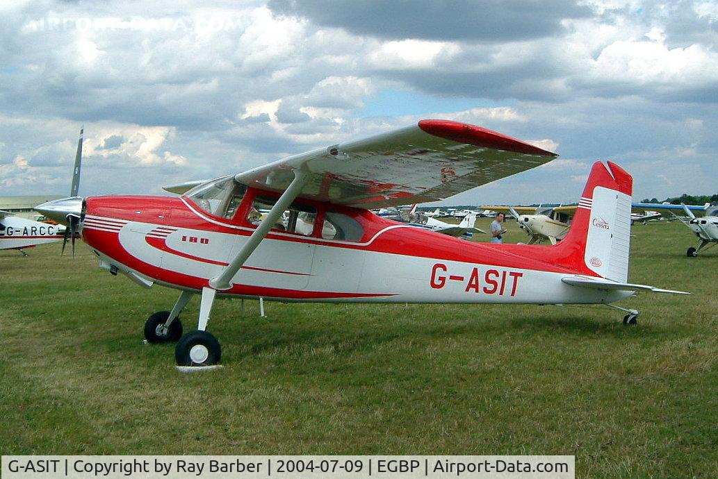 G-ASIT, 1956 Cessna 180 C/N 32567, Cessna 180 [32567] Kemble~G 09/07/2004