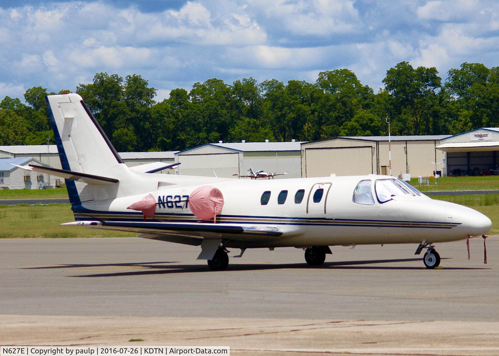 N627E, 1979 Cessna 501 Citation I/SP C/N 501-0123, At Downtown Shreveport.
