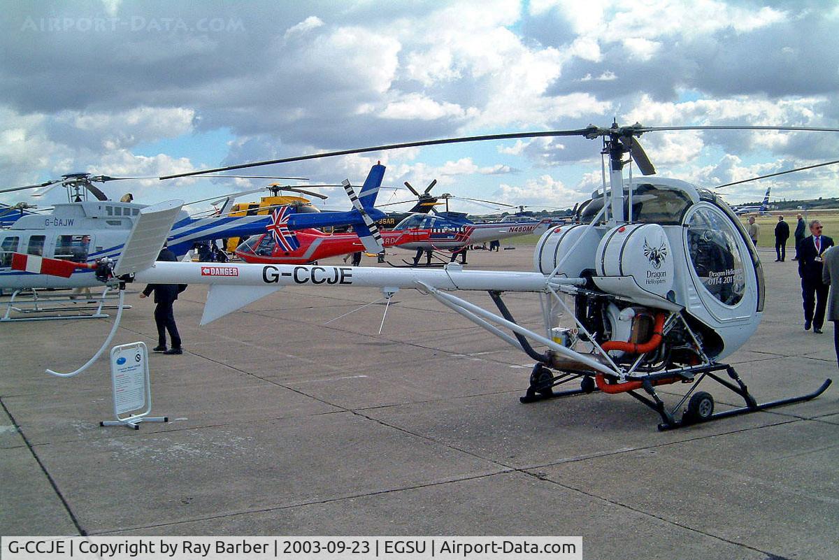 G-CCJE, 2003 Schweizer 269C-1 C/N 0148, Schweizer 269C-1 [0148] (Dragon Helicopters) Duxford~G 23/09/2003