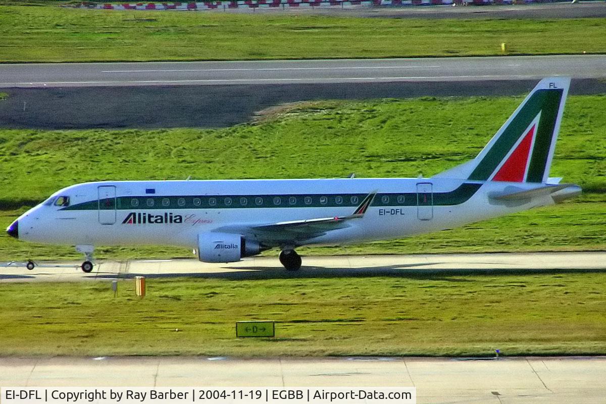 EI-DFL, 2004 Embraer 170LR (ERJ-170-100LR) C/N 17000036, Embraer Emb-170-100LR [17000036] (Alitalia Express) Birmingham Int'l~G 19/11/2004