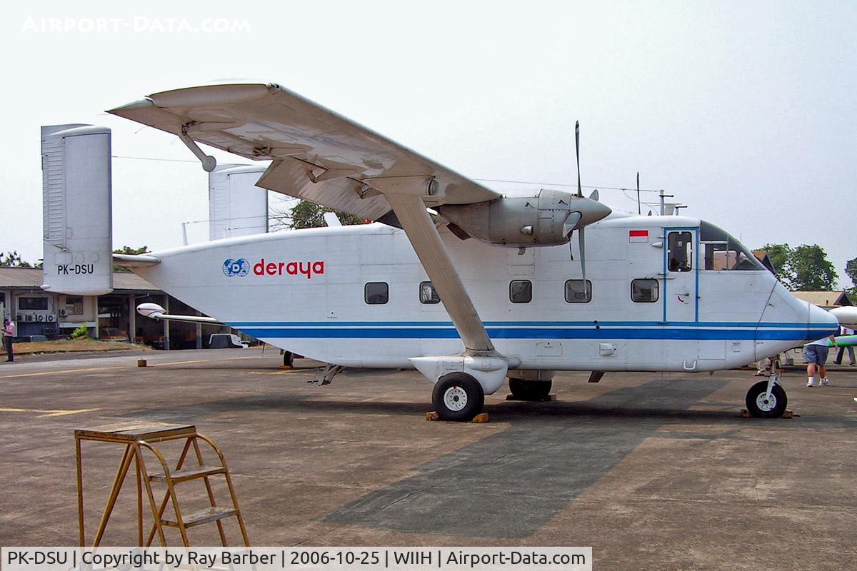 PK-DSU, Short SC-7 Skyvan 3-100 C/N SH.1924, Short SC-7-3-100 Skyvan [SH1924] (Deraya Air Taxi) Jakarta-Halim Perdanakusuma Int~PK 25/10/2006