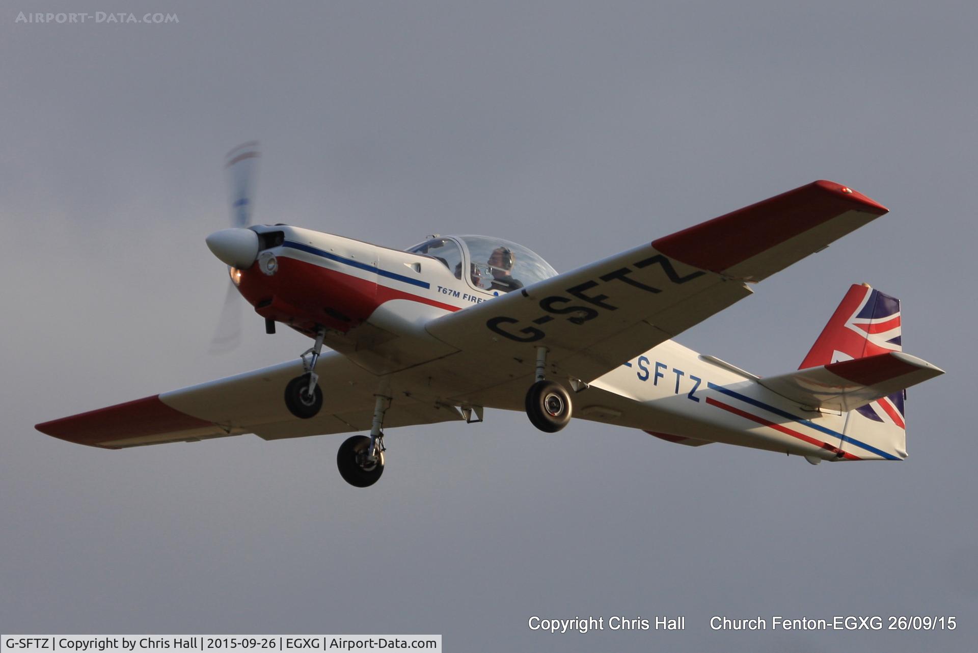 G-SFTZ, 1983 Slingsby T-67M Firefly C/N 2000, at the Yorkshire Airshow