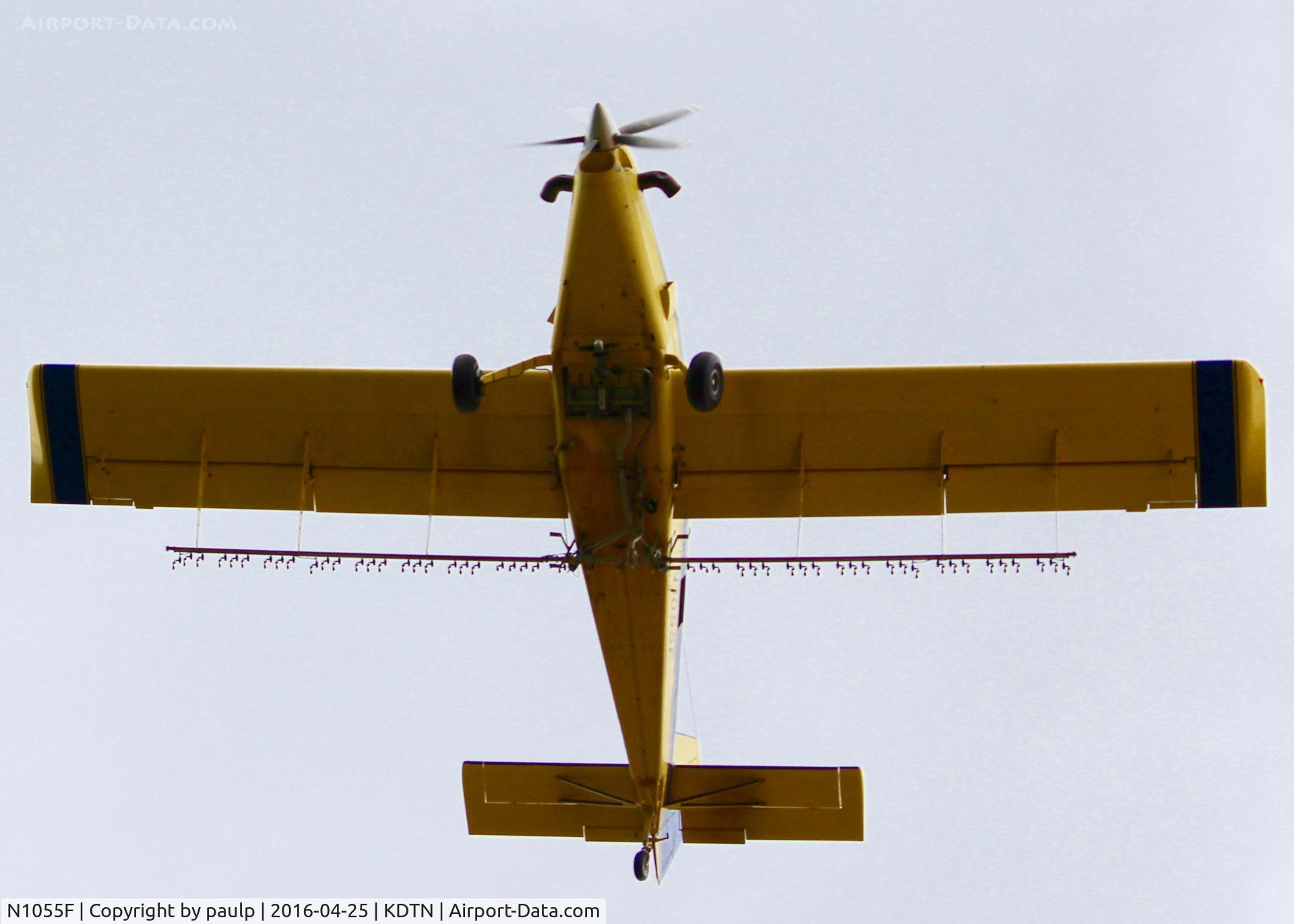 N1055F, Air Tractor Inc AT-502A C/N 502A-2751, At Downtown Shreveport.