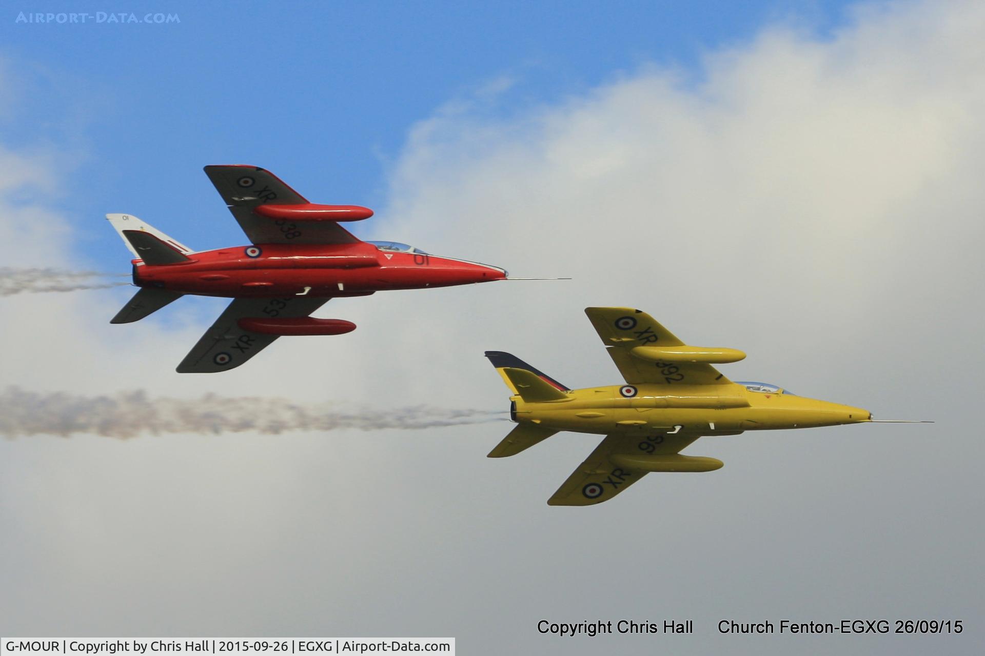G-MOUR, 1964 Hawker Siddeley Gnat T.1 C/N FL596, at the Yorkshire Airshow