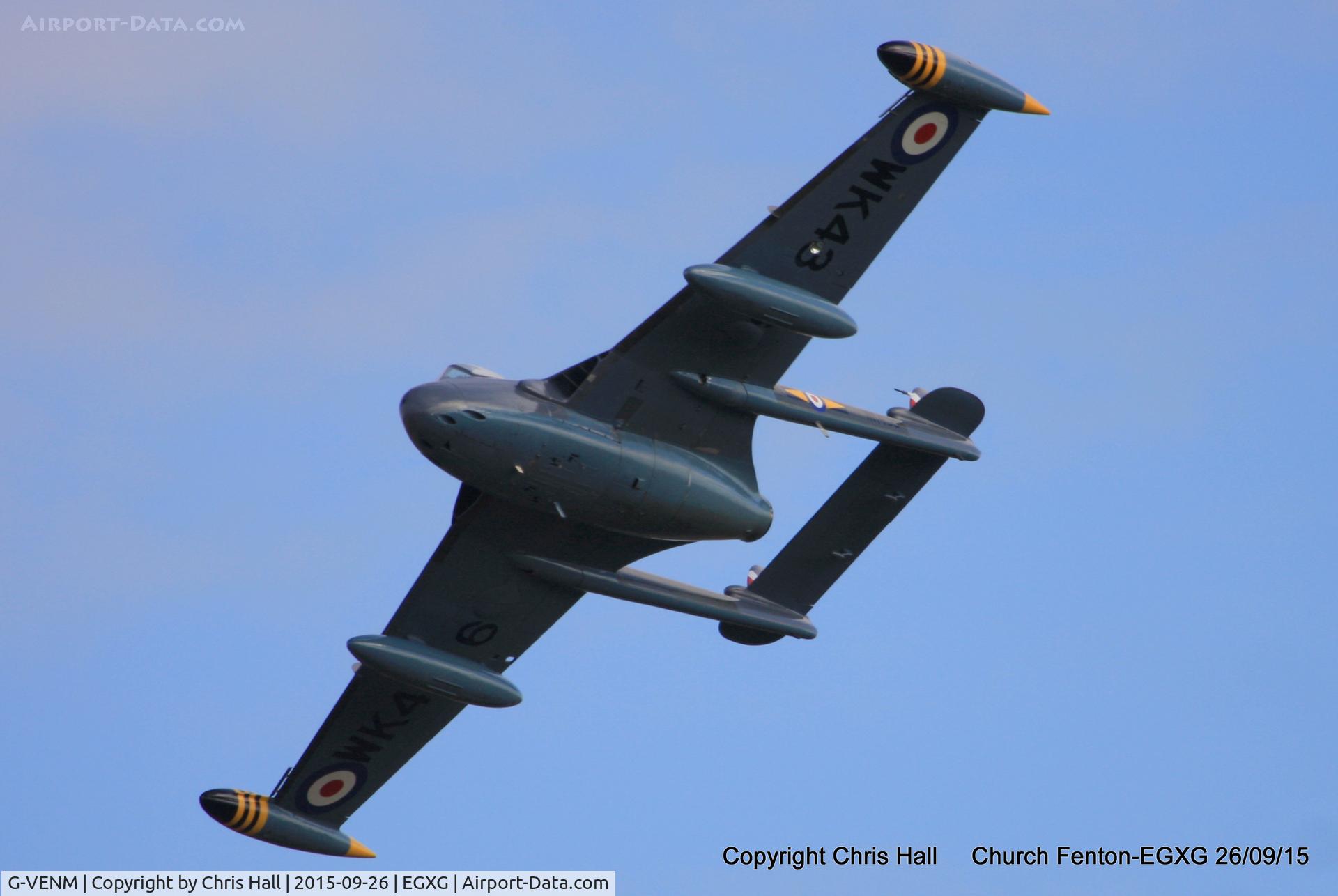 G-VENM, 1955 De Havilland DH-112 Venom FB.50 C/N 824, at the Yorkshire Airshow