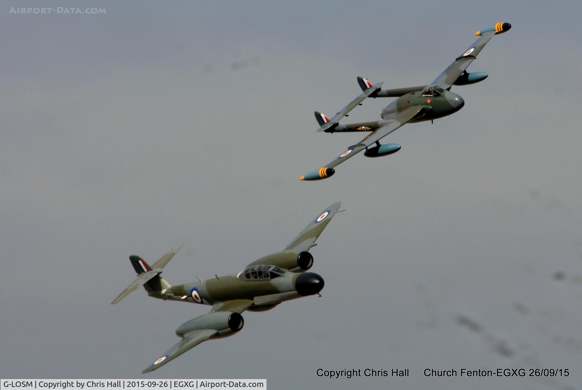 G-LOSM, 1952 Gloster Meteor NF.11 C/N S4/U/2342, at the Yorkshire Airshow
